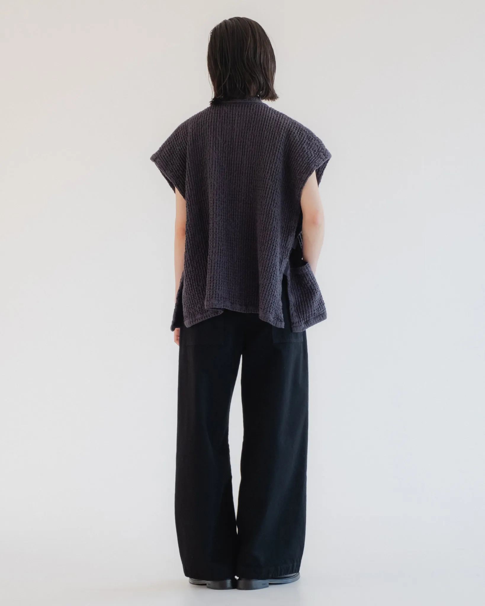 G.o.D Unagi Vest Chickpea Cotton Asphalt sold by Eat Dust product image thumbnail 4