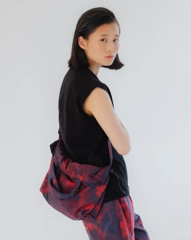 Haversack Tie Dye Nylon Coral made by Eat Dust