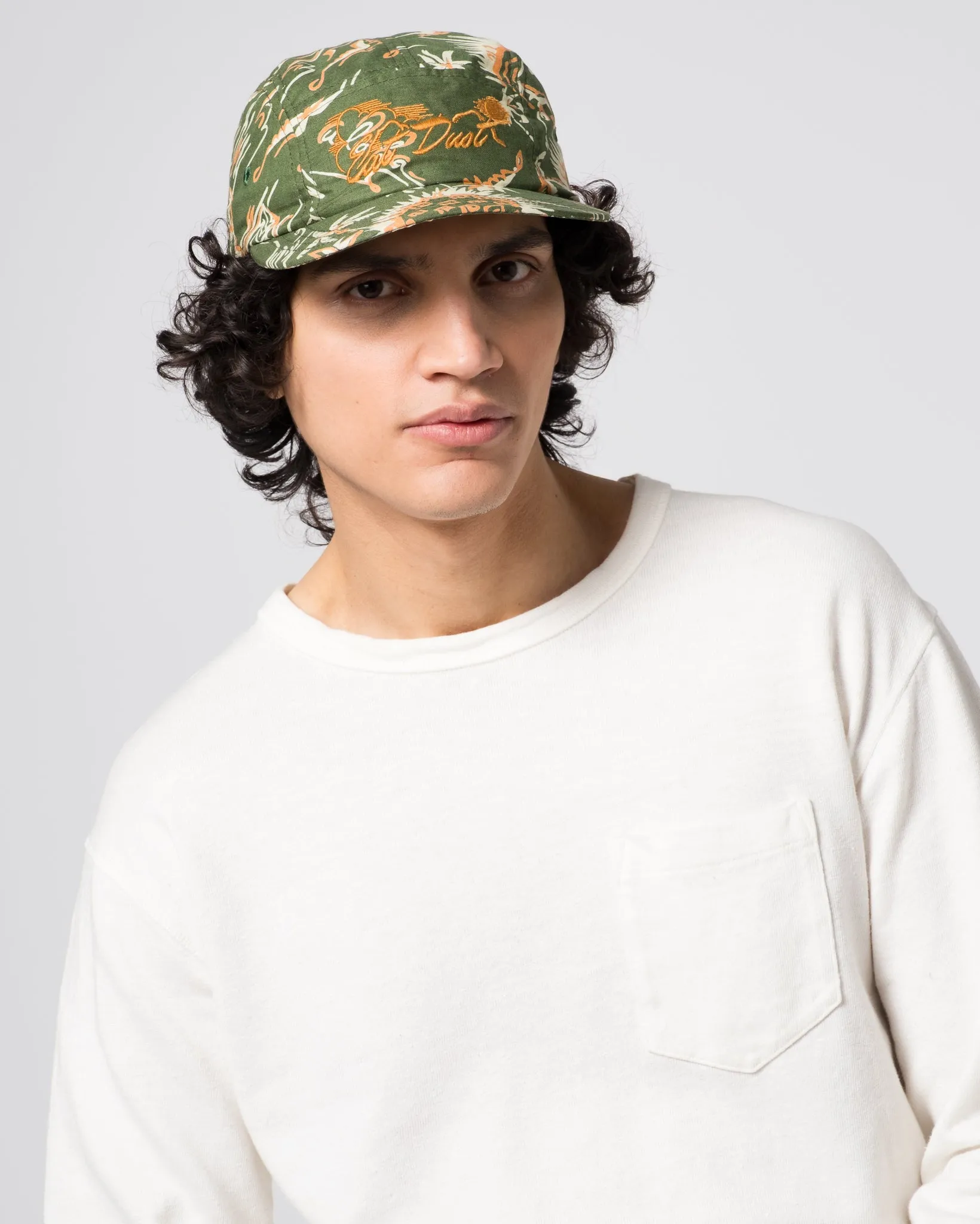 5 Panel Cap Casa Print Green sold by Eat Dust product image thumbnail 2