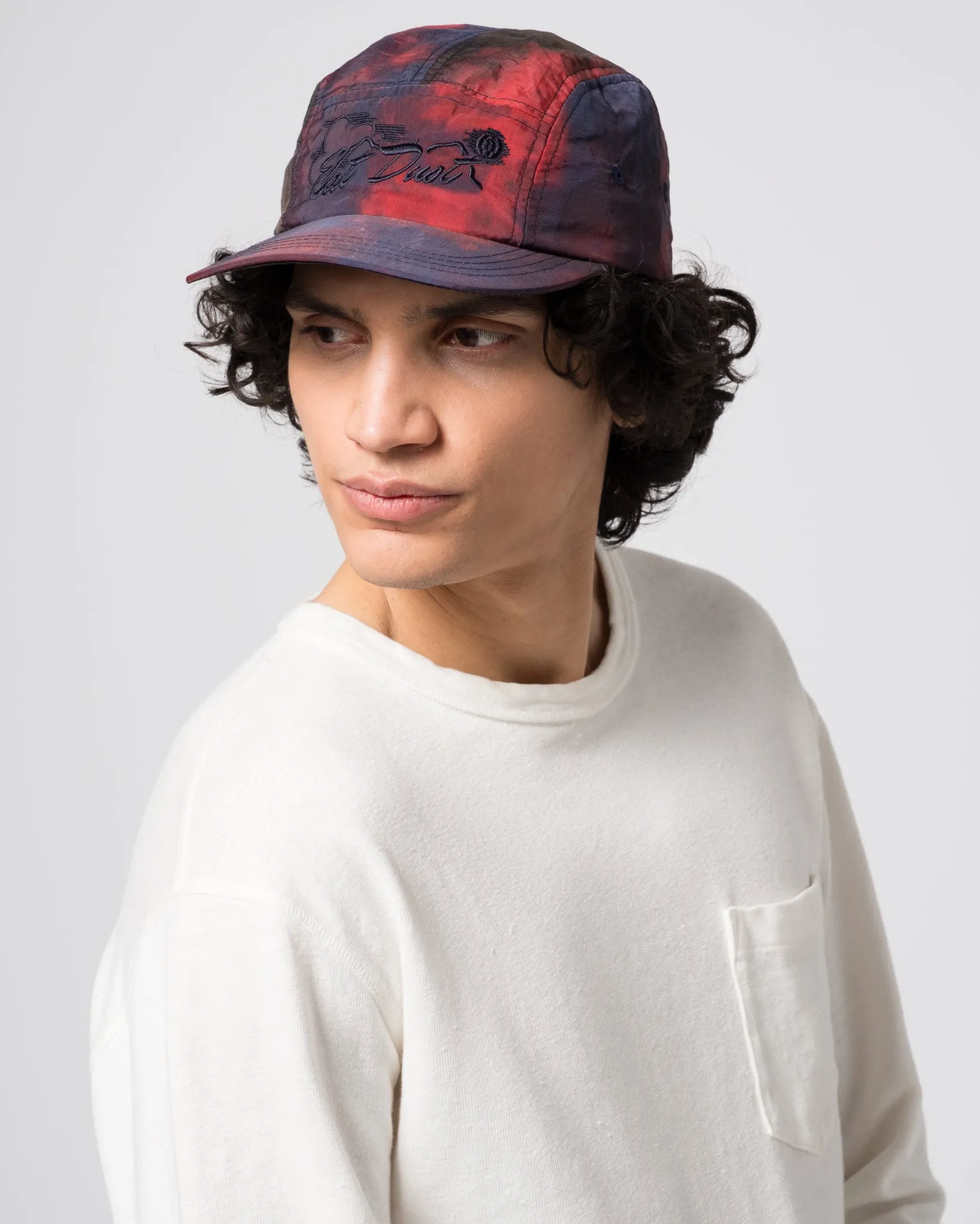 5 Panel Cap Tie Dye Nylon Coral sold by Eat Dust product image thumbnail 2