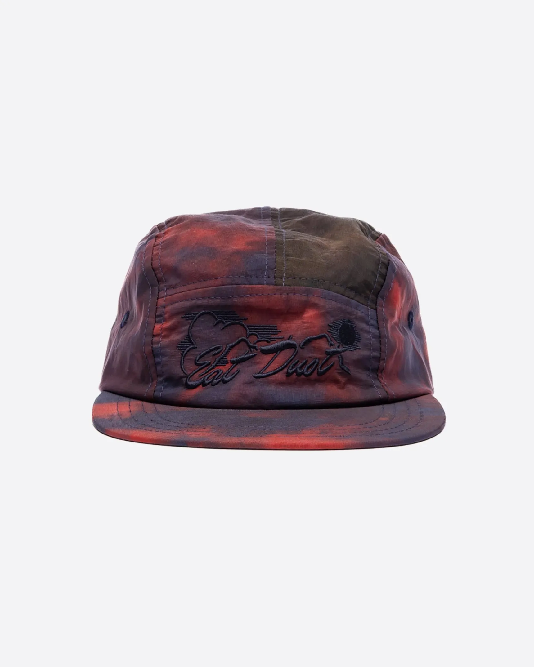 5 Panel Cap Tie Dye Nylon Coral sold by Eat Dust
