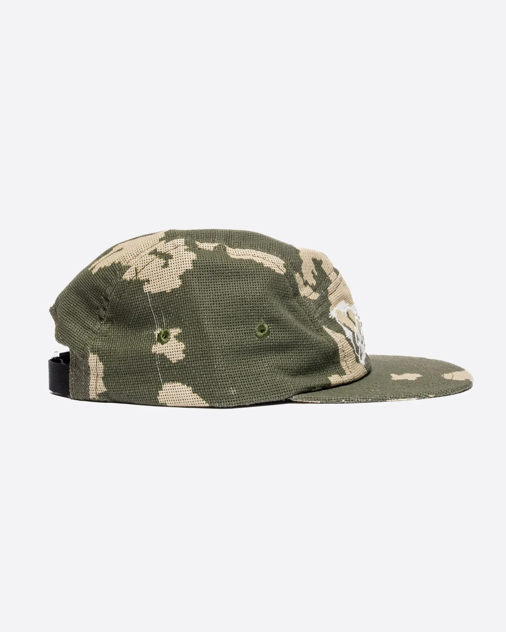 5 Panel Cap Cloud Camo Mesh Light Green/Off White sold by Eat Dust product image thumbnail 3