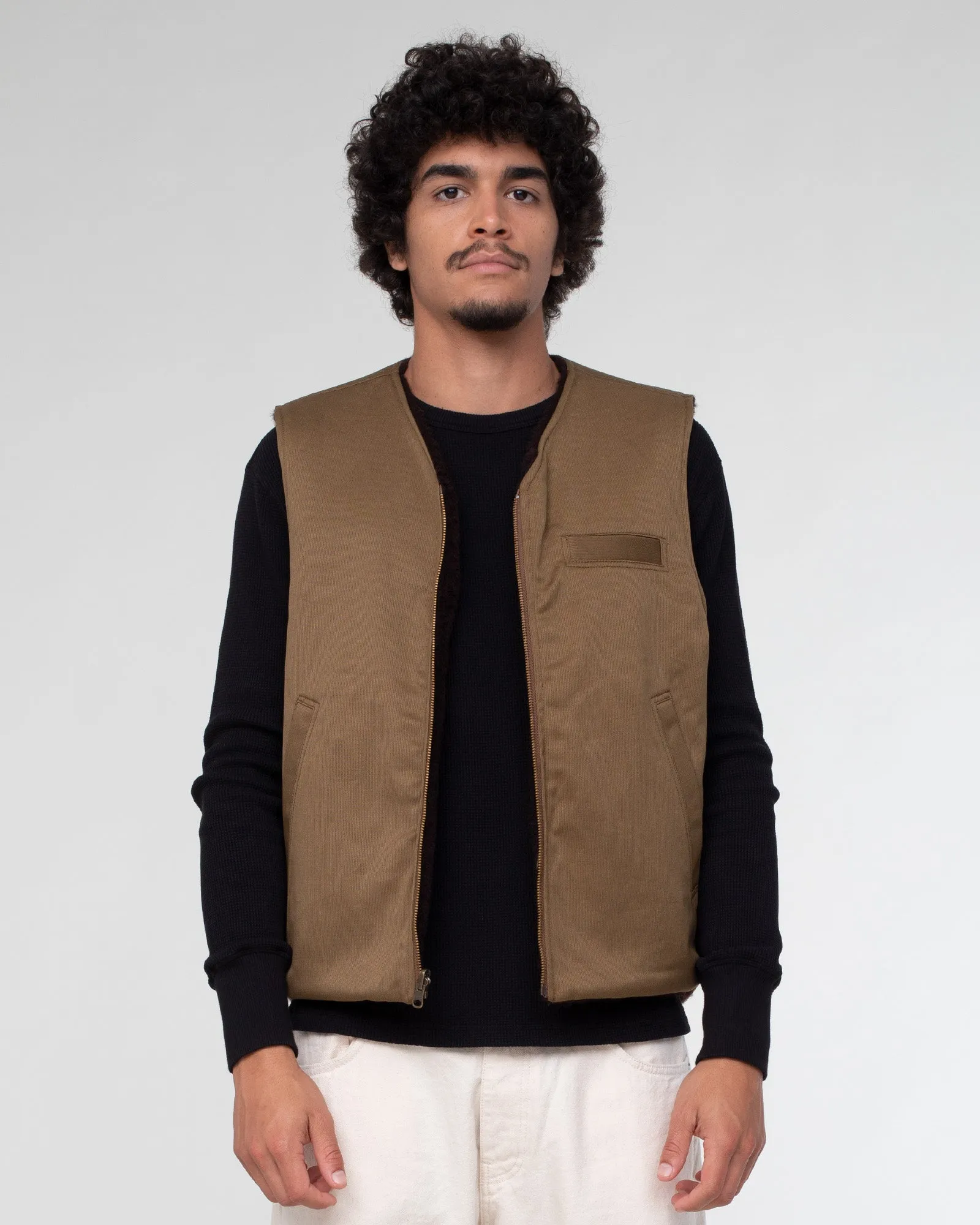 Deck Vest Bedford Cords Drap sold by Eat Dust