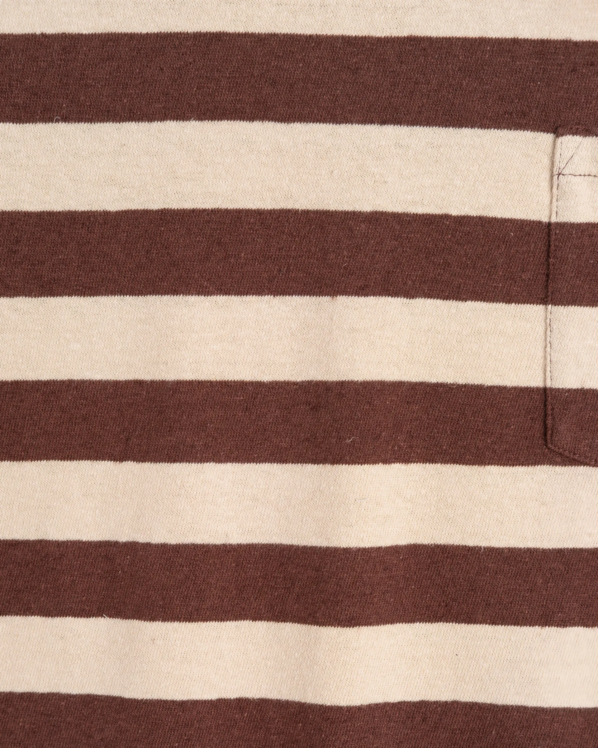 Pocket T Stripe Cotton Linen Henna/Wheat sold by Eat Dust product image thumbnail 3