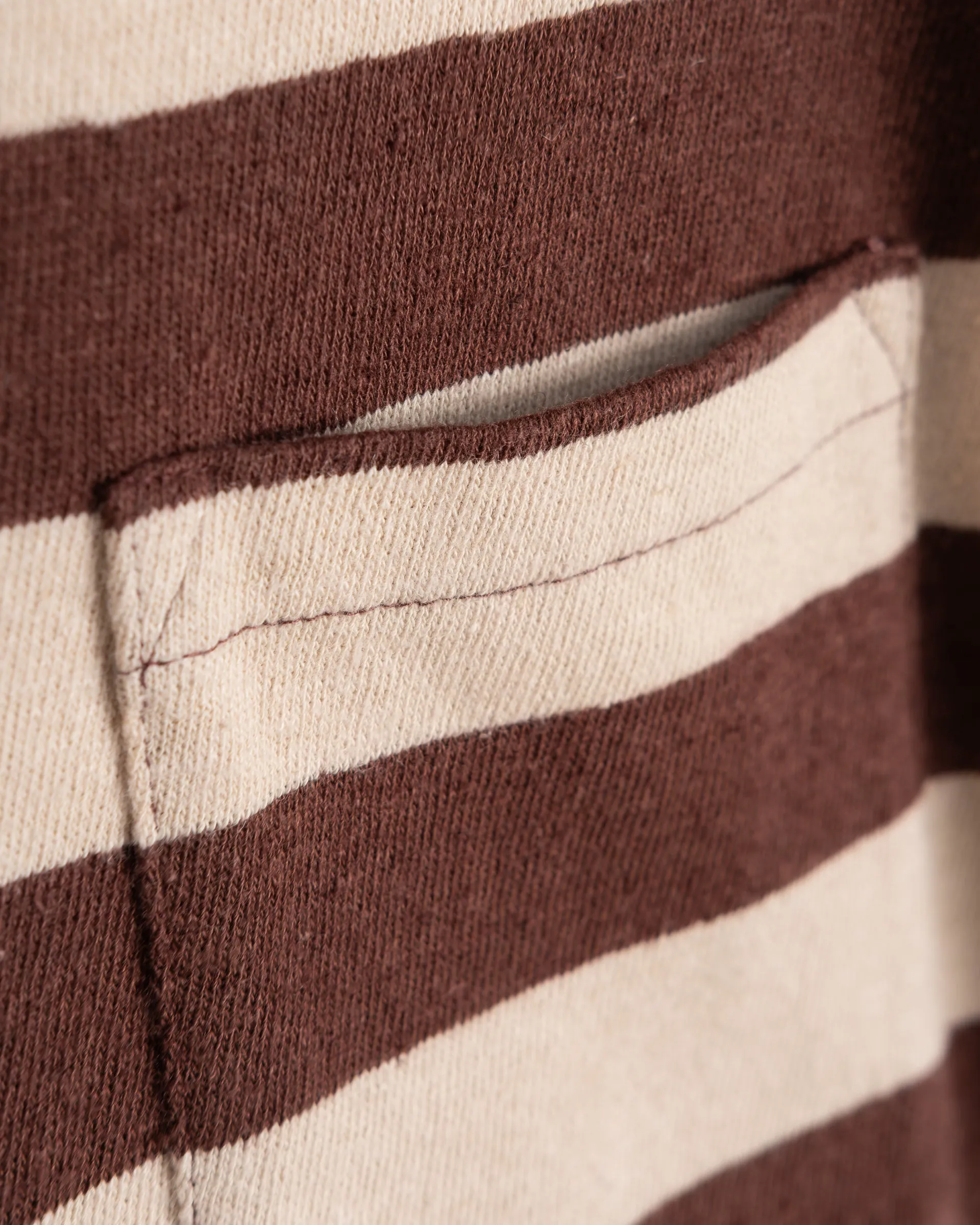 Pocket T Stripe Cotton Linen Henna/Wheat sold by Eat Dust product image thumbnail 4