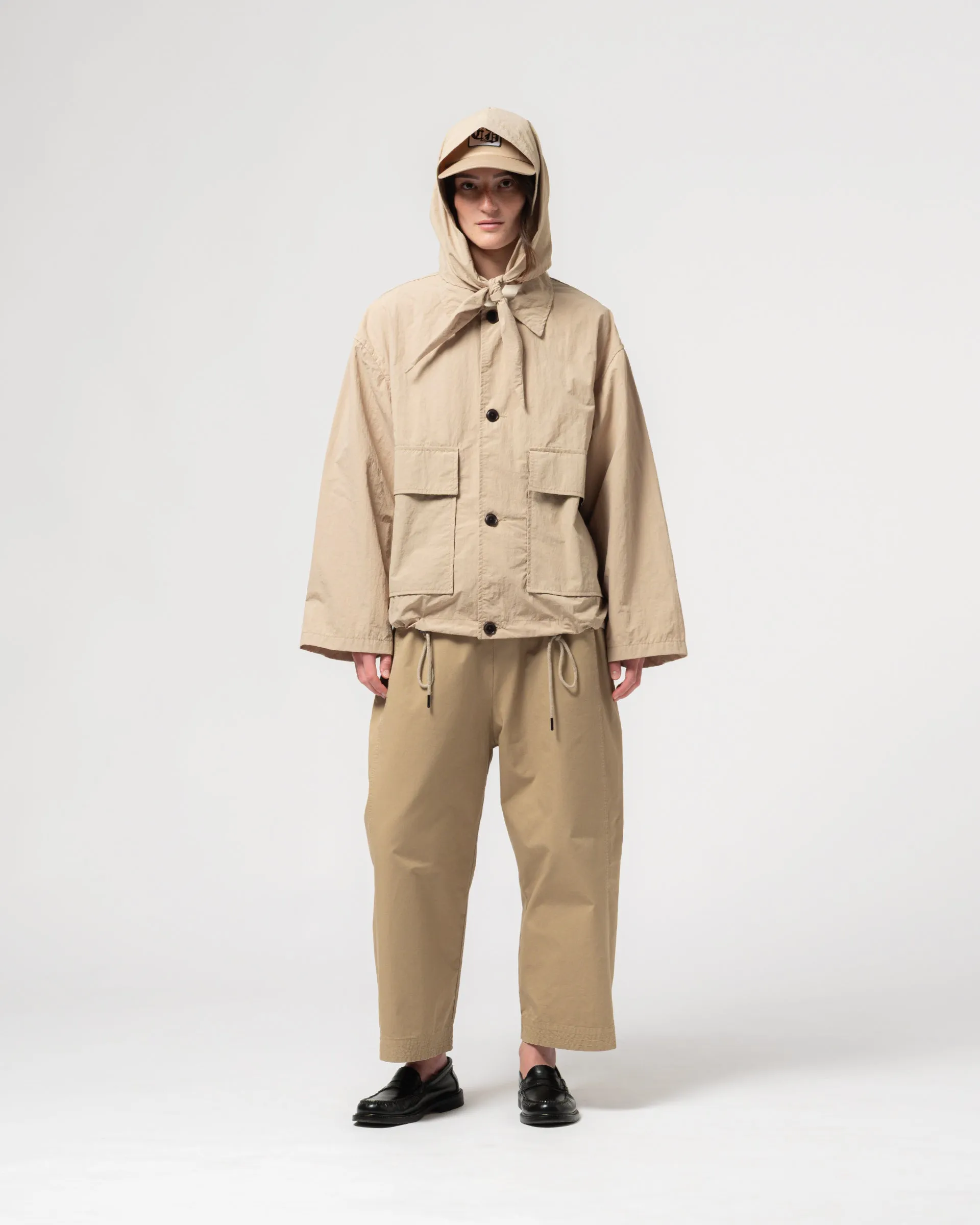 Jackie Scarf Fuji Nylon Oyster sold by Eat Dust product image thumbnail 3