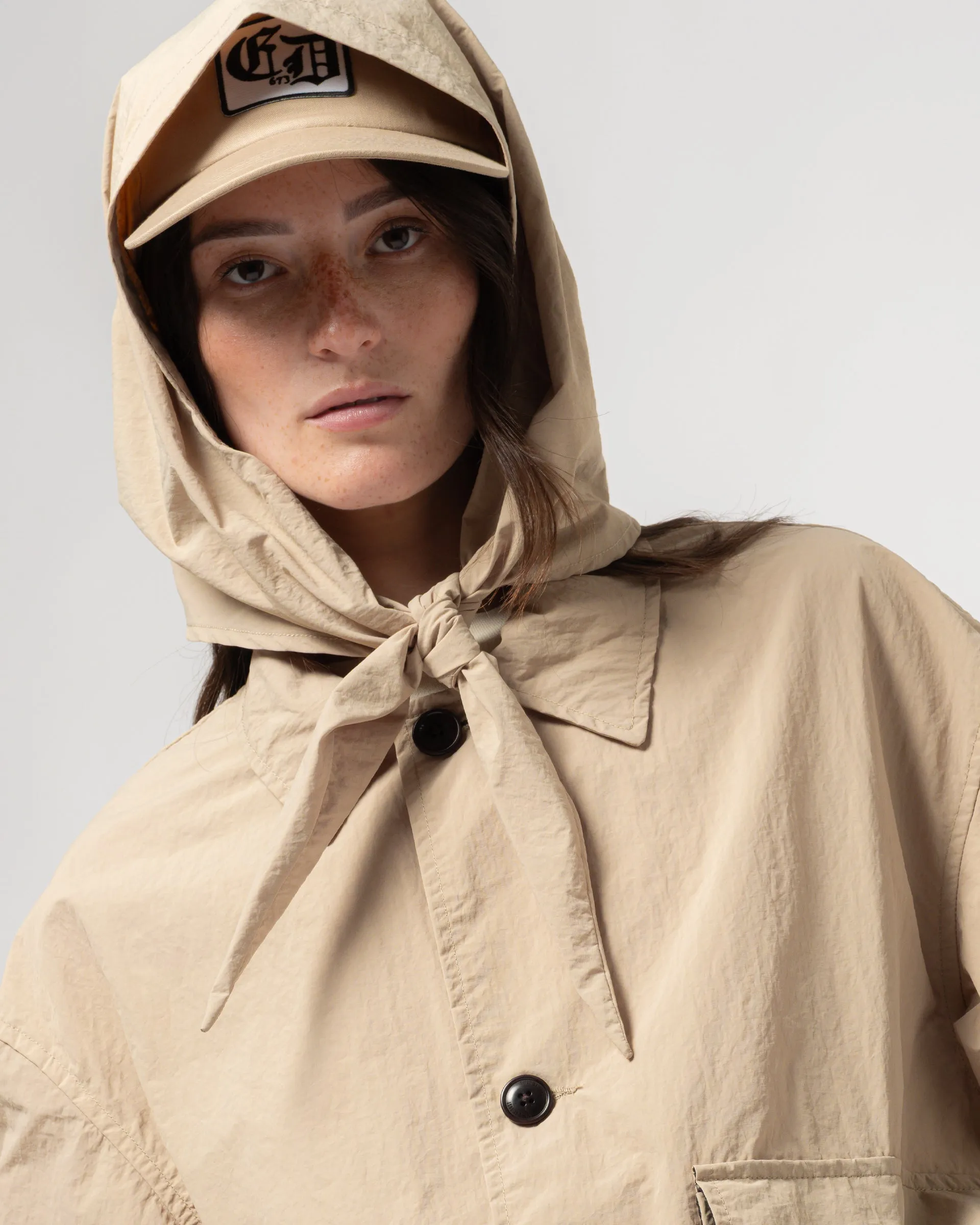 Jackie Scarf Fuji Nylon Oyster sold by Eat Dust product image thumbnail 4