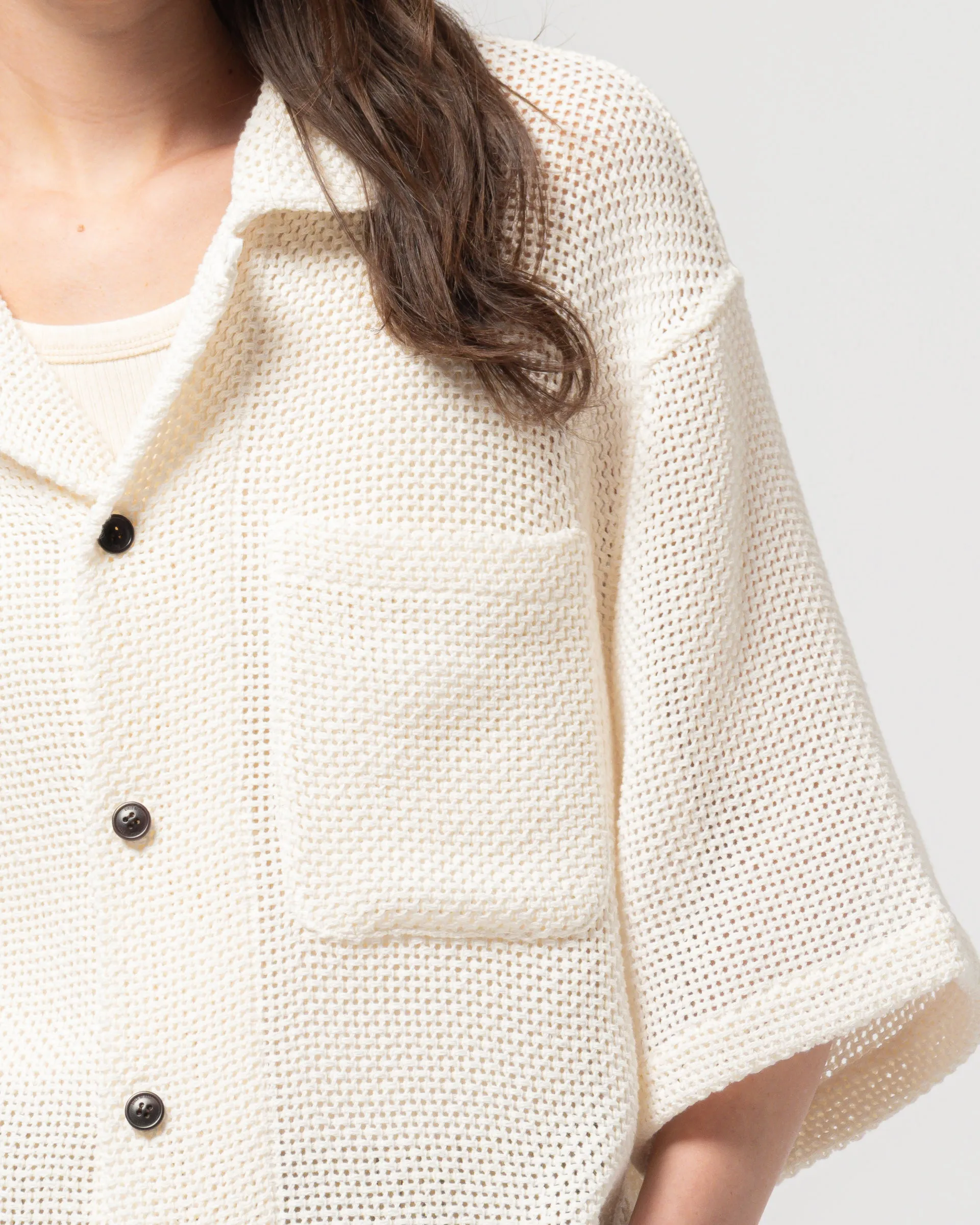 G.o.D Sumatra Shirt Trellis Cotton Ecru sold by Eat Dust product image thumbnail 4