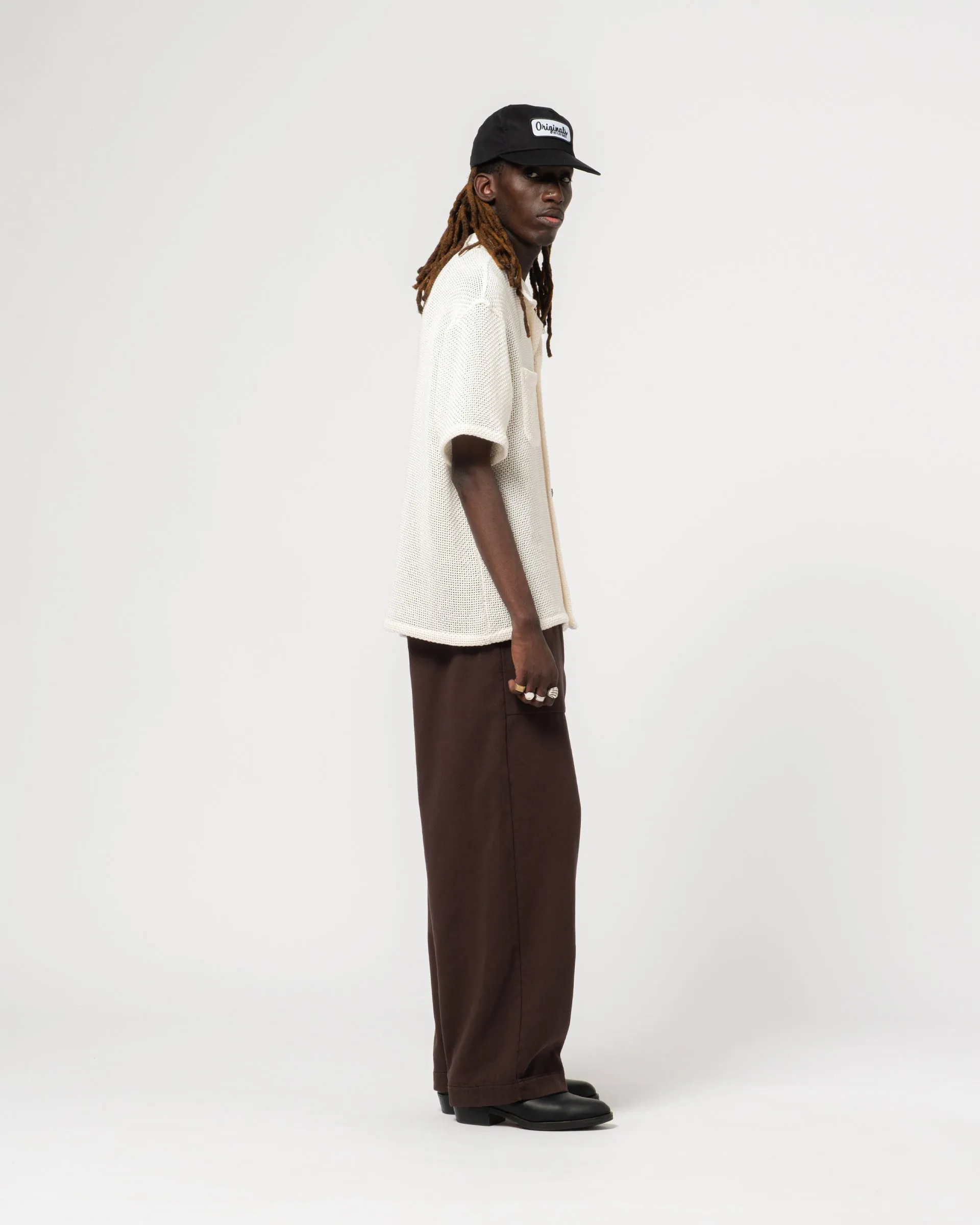 Breeze Shirt Trellis Cotton Ecru sold by Eat Dust product image thumbnail 2