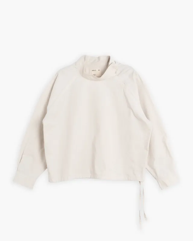 G.o.D Anorak Shirt Poplin Light Grey made by Eat Dust