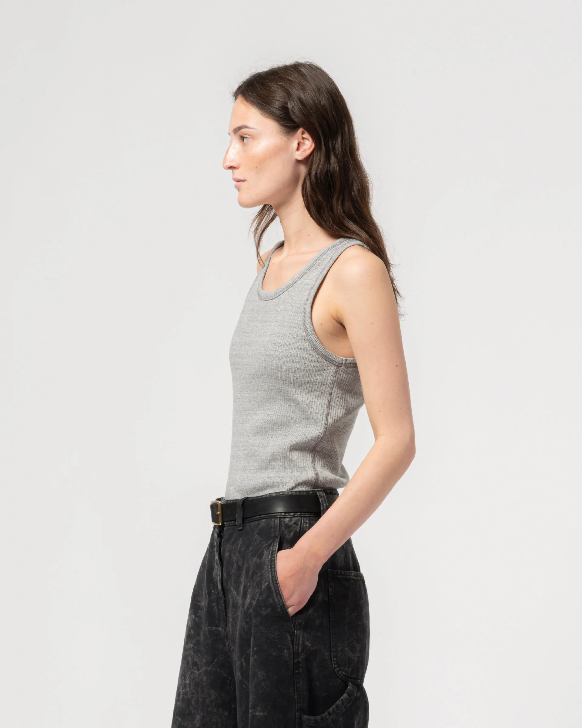 G.o.D Body Top Military Rib Grey Melange sold by Eat Dust product image thumbnail 3