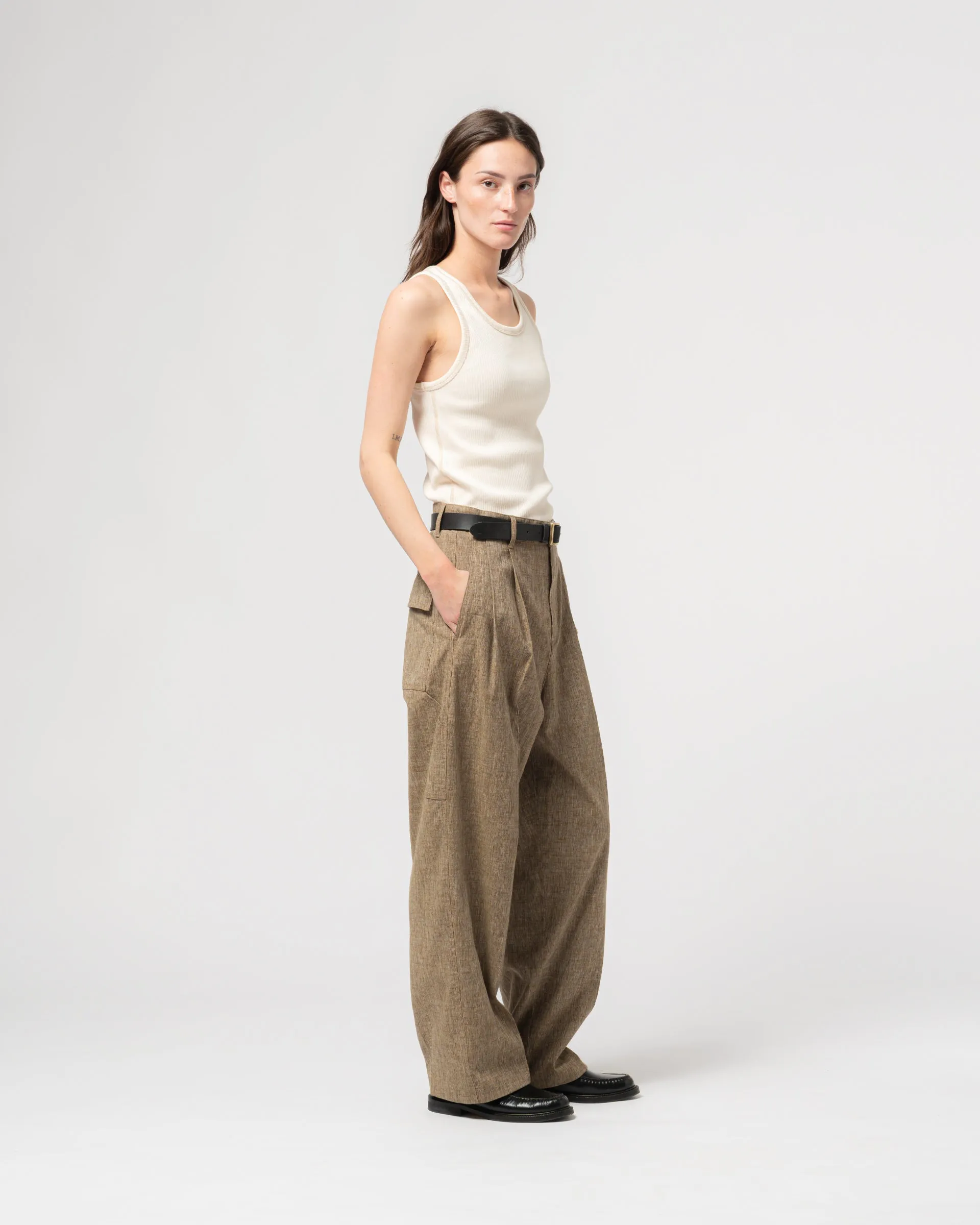 G.o.D Body Top Military Rib Ecru sold by Eat Dust product image thumbnail 2