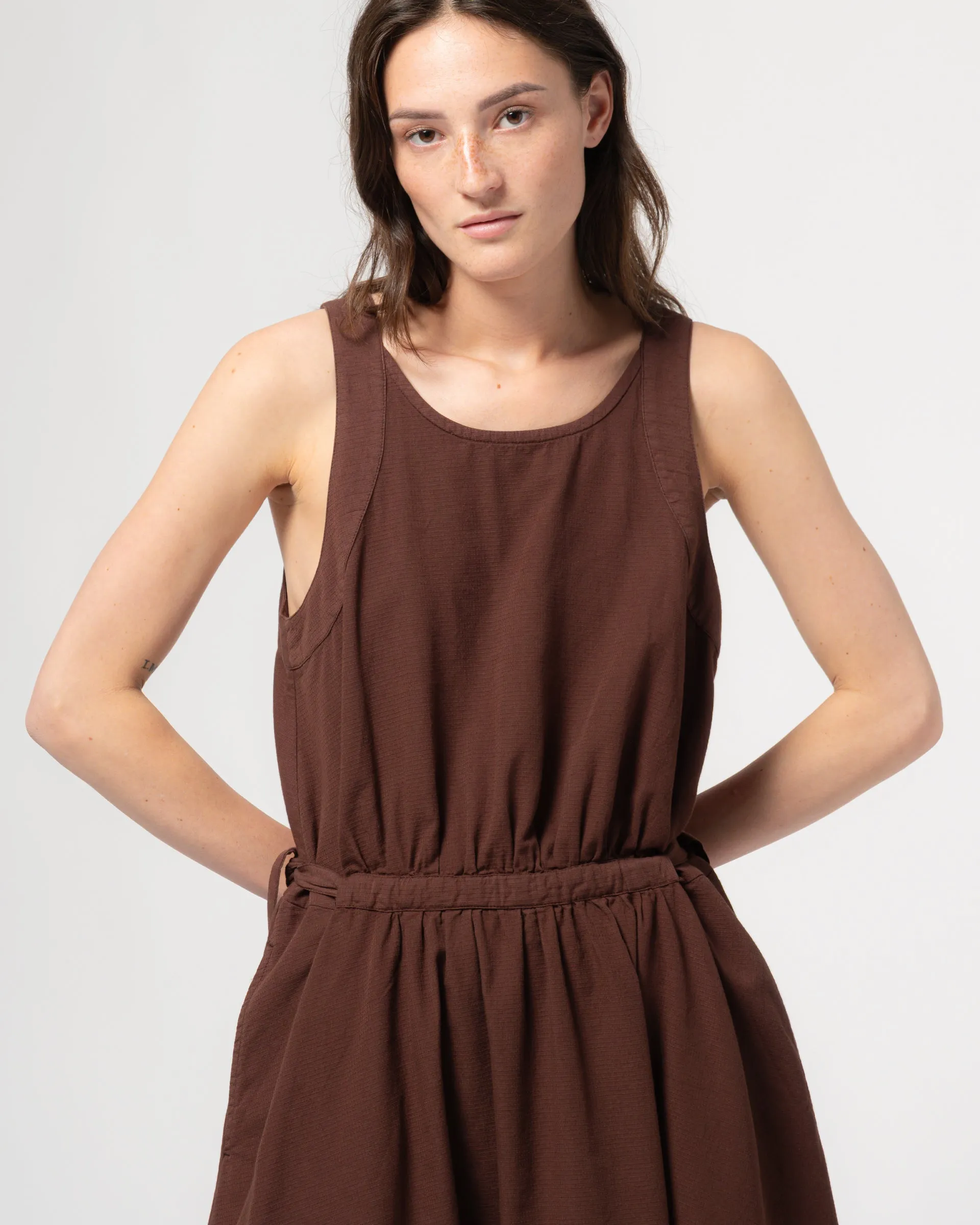 G.o.D Apron Dress Faro Cotton Henna sold by Eat Dust product image thumbnail 3