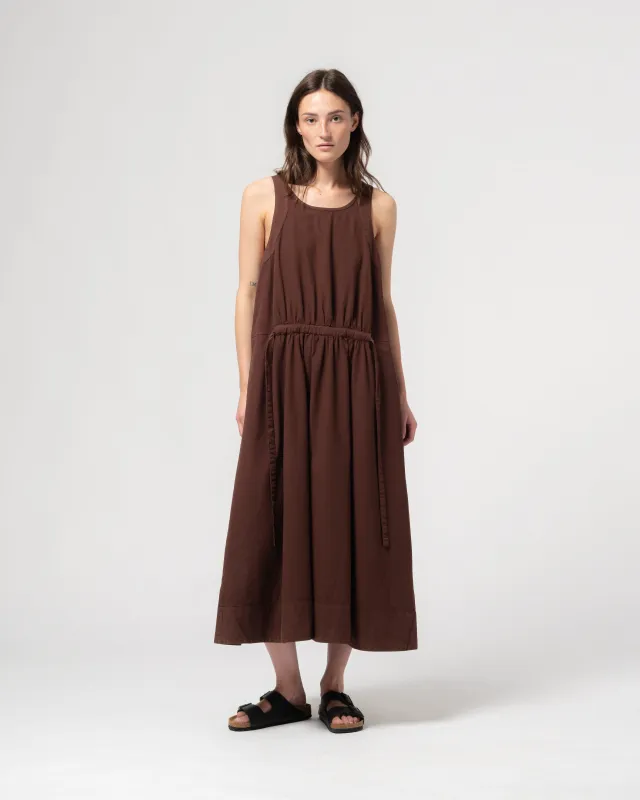 G.o.D Apron Dress Faro Cotton Henna made by Eat Dust