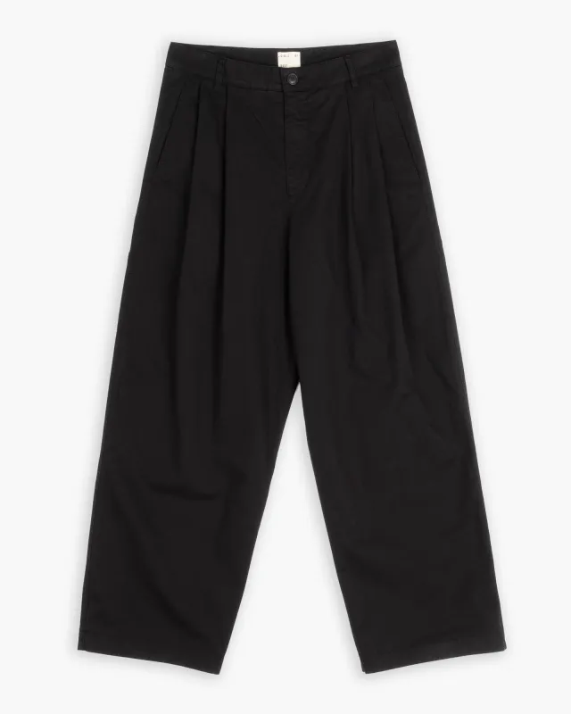 Ambassador Pants Crispy Cotton Black sold by Eat Dust