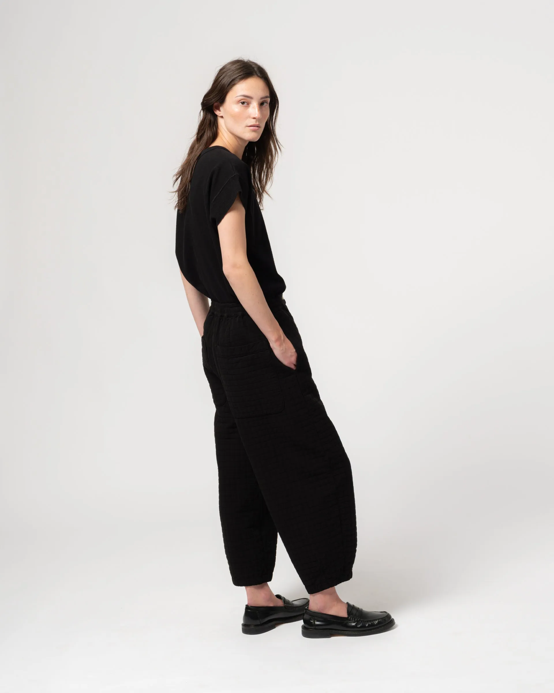 G.o.D Karate Pants Sashiko Cotton Black sold by Eat Dust product image thumbnail 4