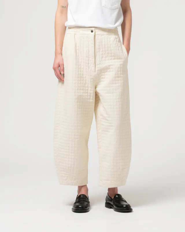 G.o.D Karate Pants Sashiko Cotton Wheat sold by Eat Dust