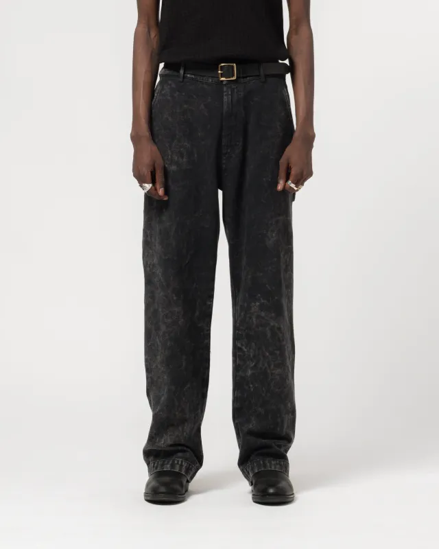 Oakland Chino Canvas Asphalt made by Eat Dust