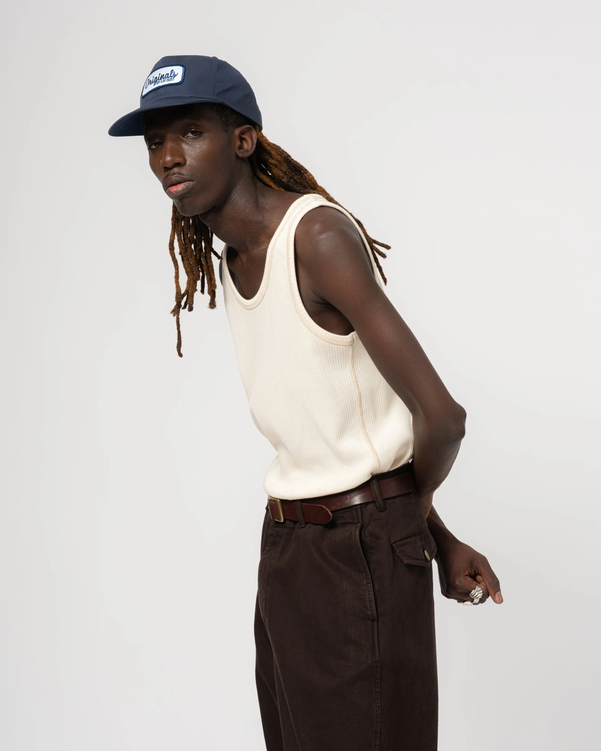 Tank Top Military Rib Ecru sold by Eat Dust product image thumbnail 3