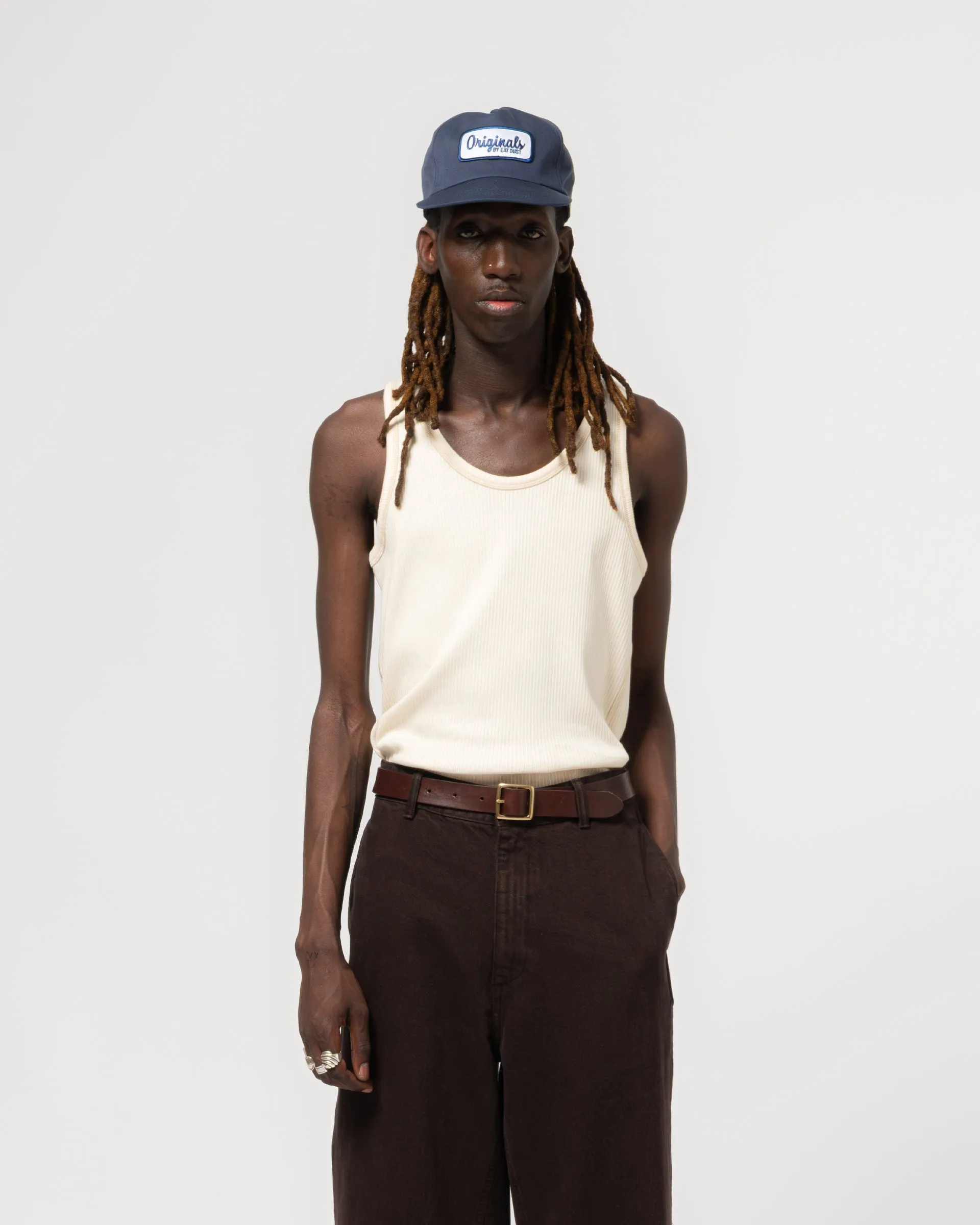 Tank Top Military Rib Ecru sold by Eat Dust