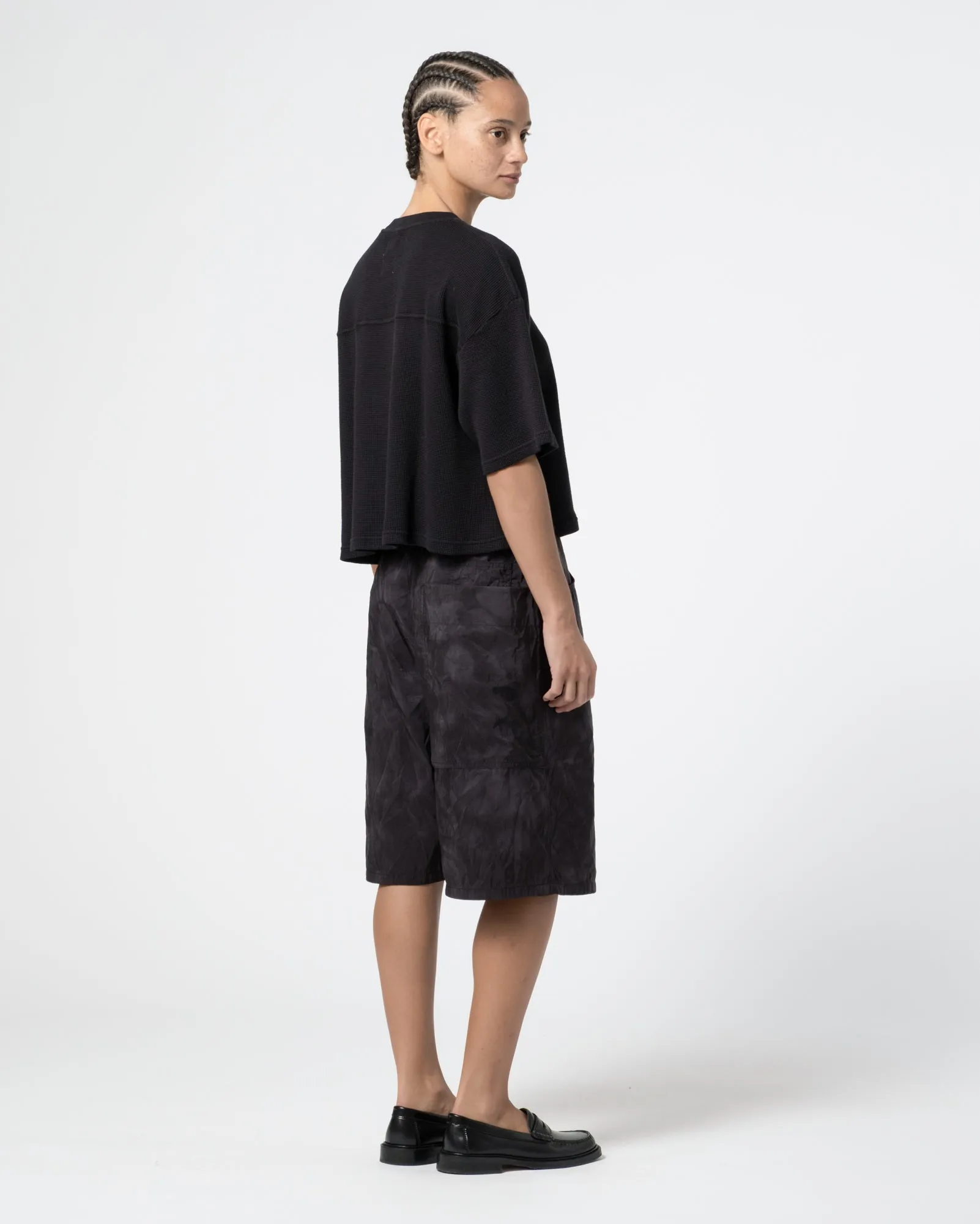 G.o.D Big T Cropped Waffle Jersey Black sold by Eat Dust product image thumbnail 4