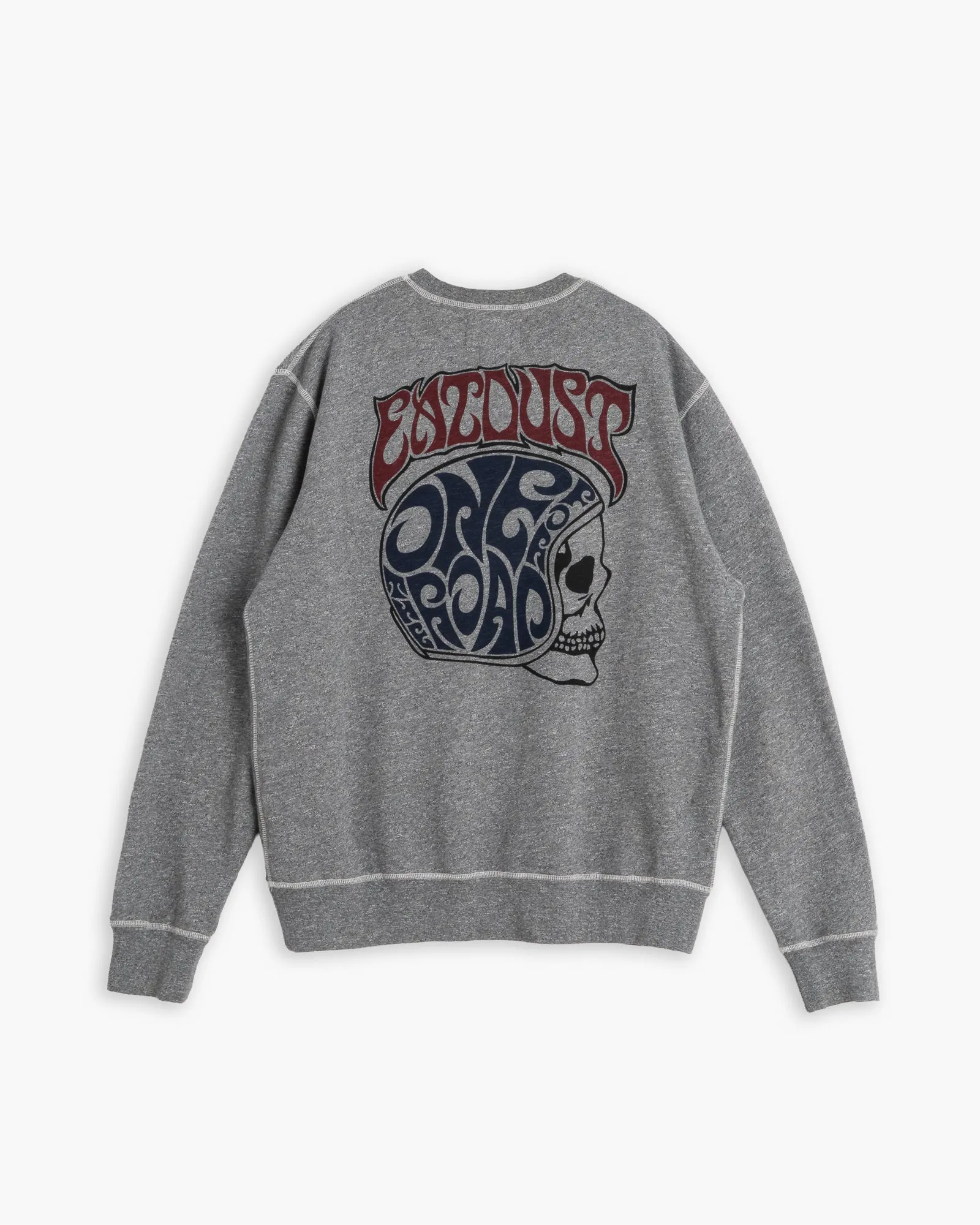 Core Skull Sweat Organic Fleece Grey Melange sold by Eat Dust product image thumbnail 2