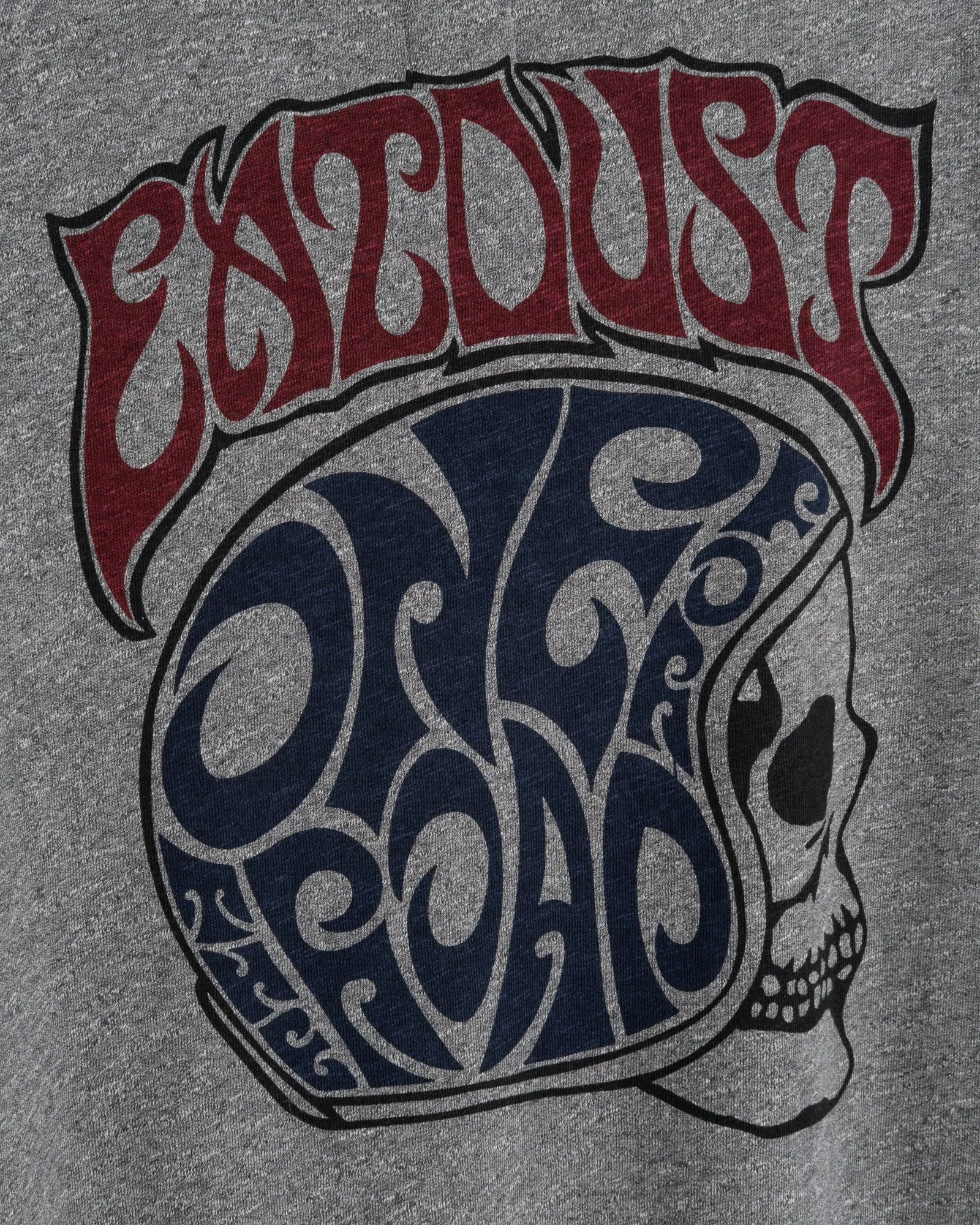 Core Skull Sweat Organic Fleece Grey Melange sold by Eat Dust product image thumbnail 3