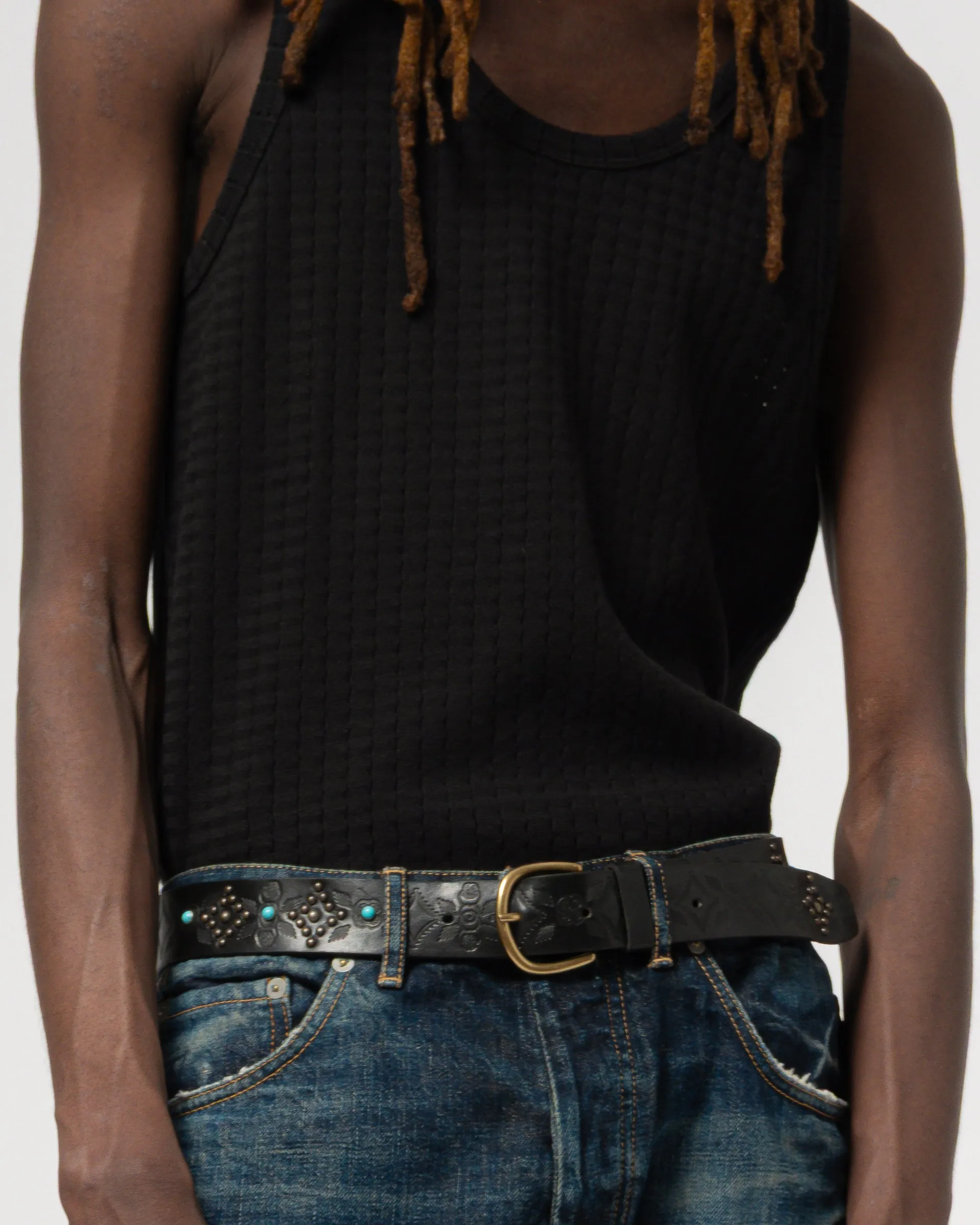 Tank Top Mesh Cotton Black sold by Eat Dust product image thumbnail 4