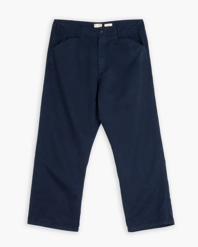 Bozeman Chino Chevron India Blue made by Eat Dust