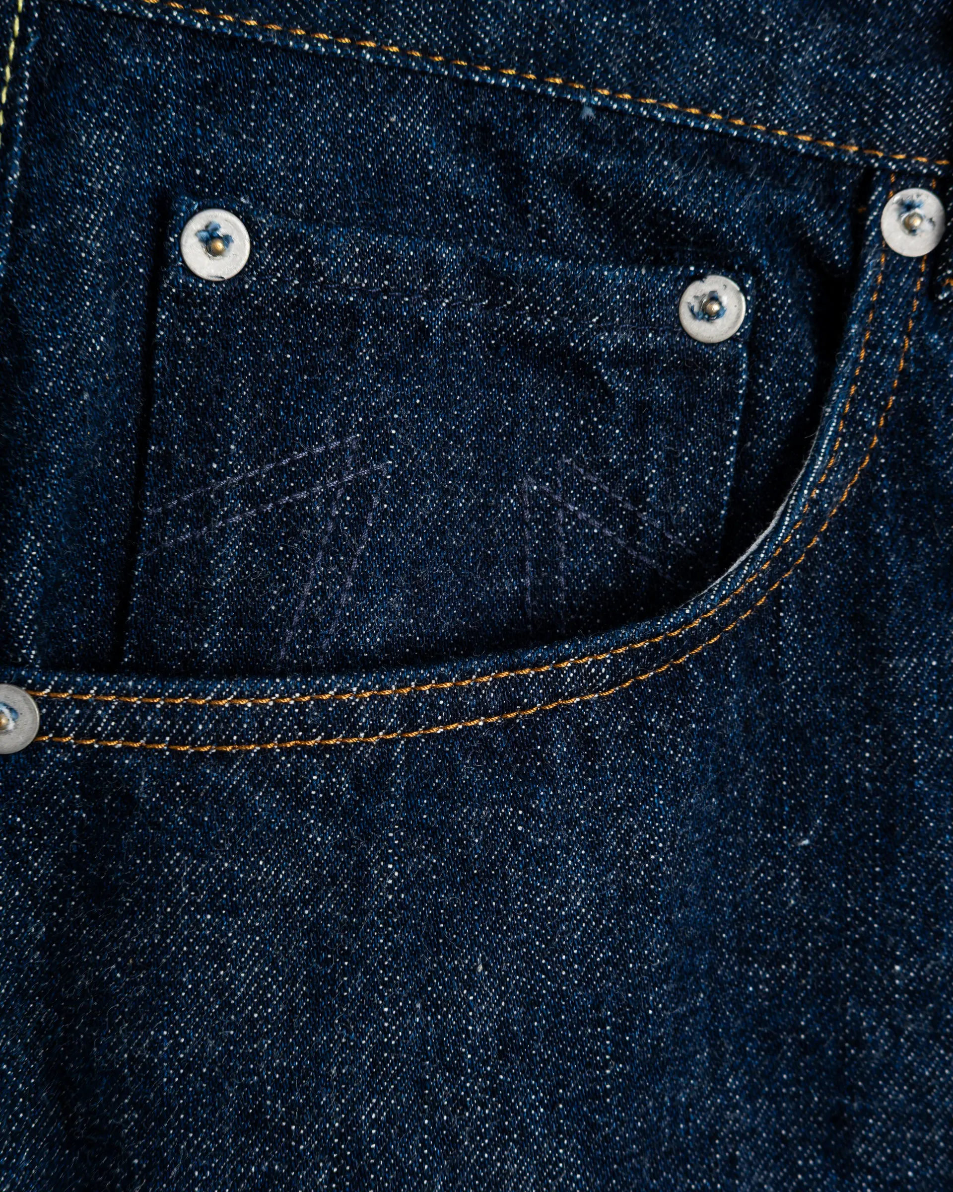 Fit 53 Fl Heavy Selvedge Denim Indigo Rinse sold by Eat Dust product image thumbnail 3