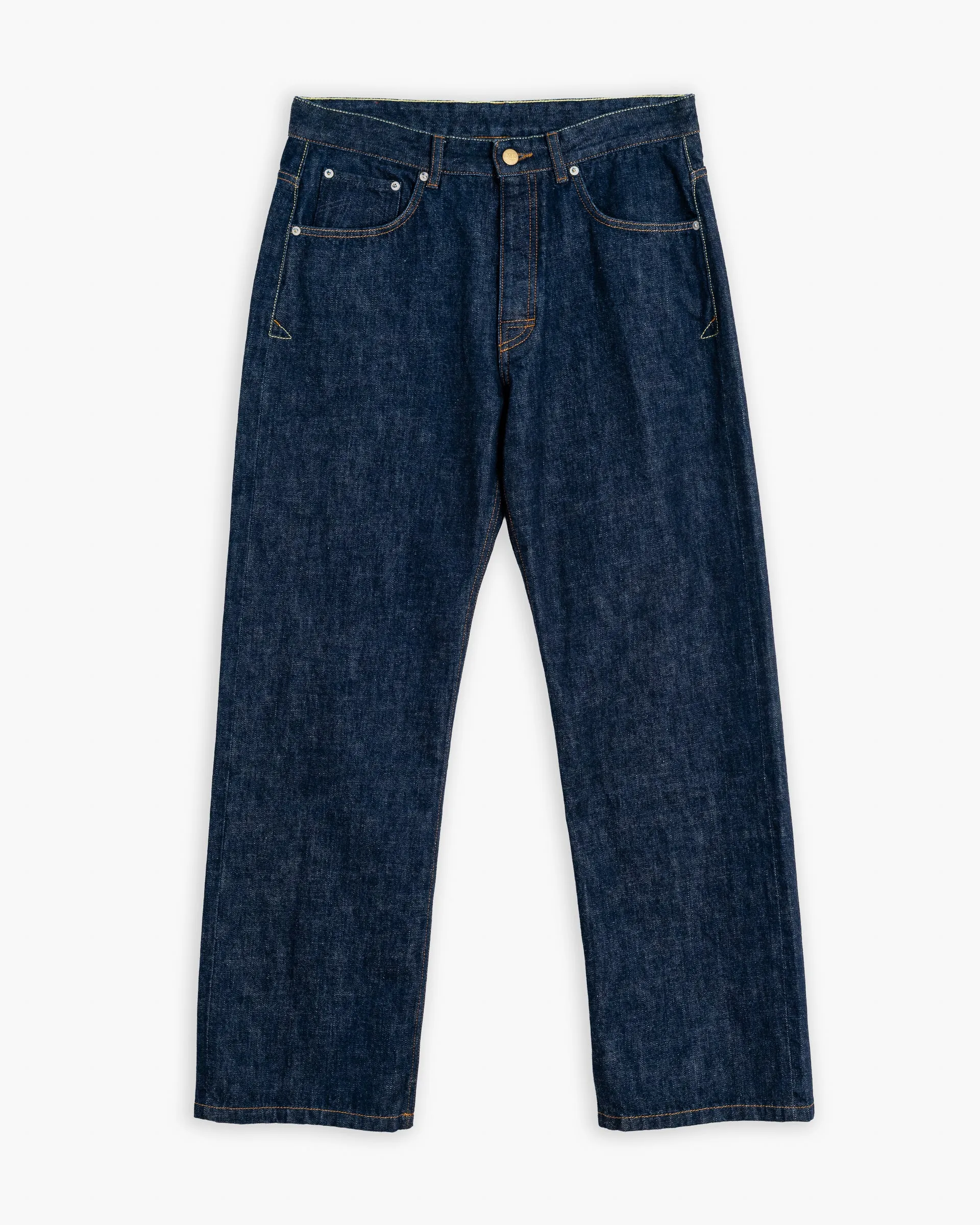 Fit 53 Fl Heavy Selvedge Denim Indigo Rinse sold by Eat Dust