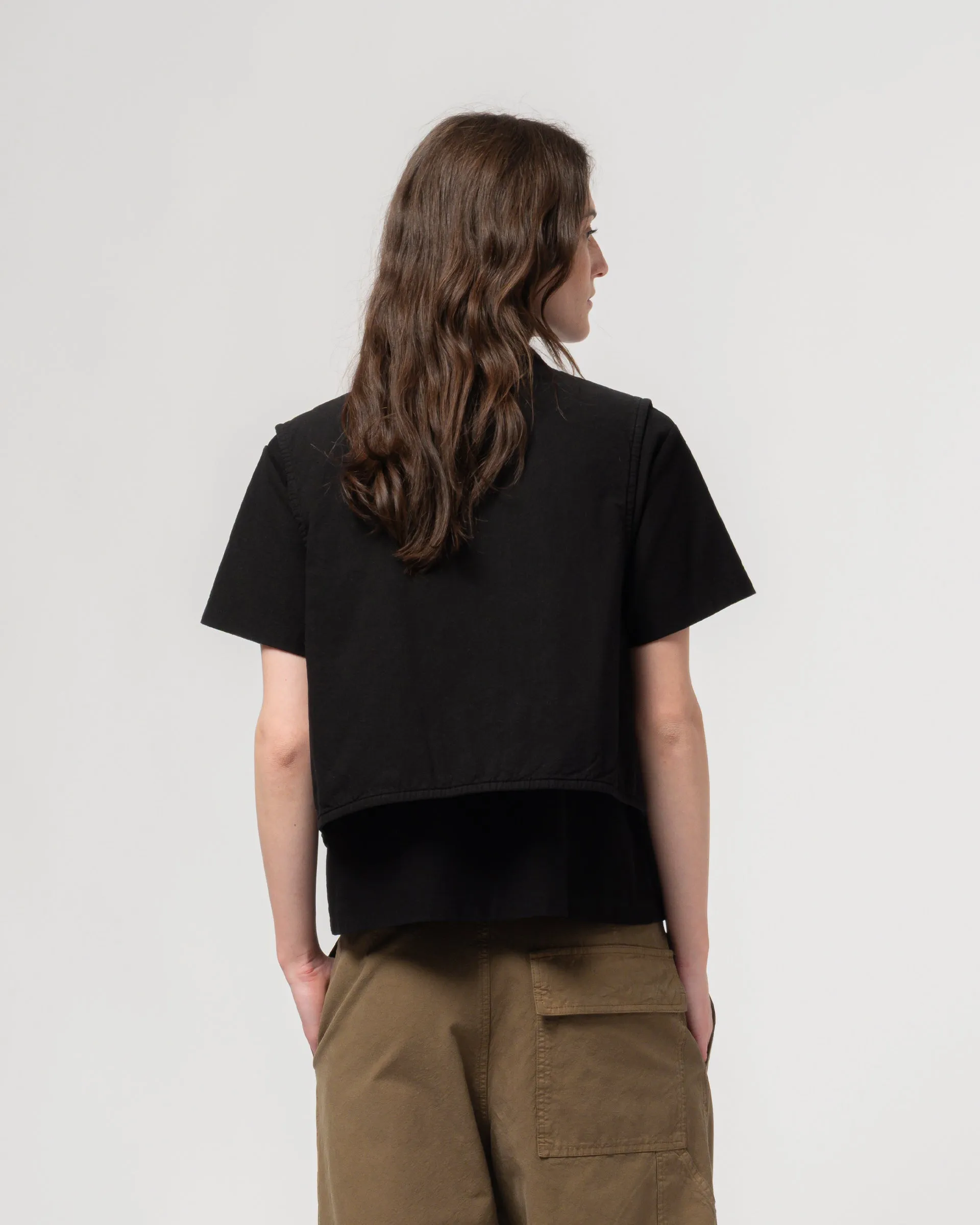 G.o.D Cork Vest Padded Cotton Faded Black sold by Eat Dust product image thumbnail 5