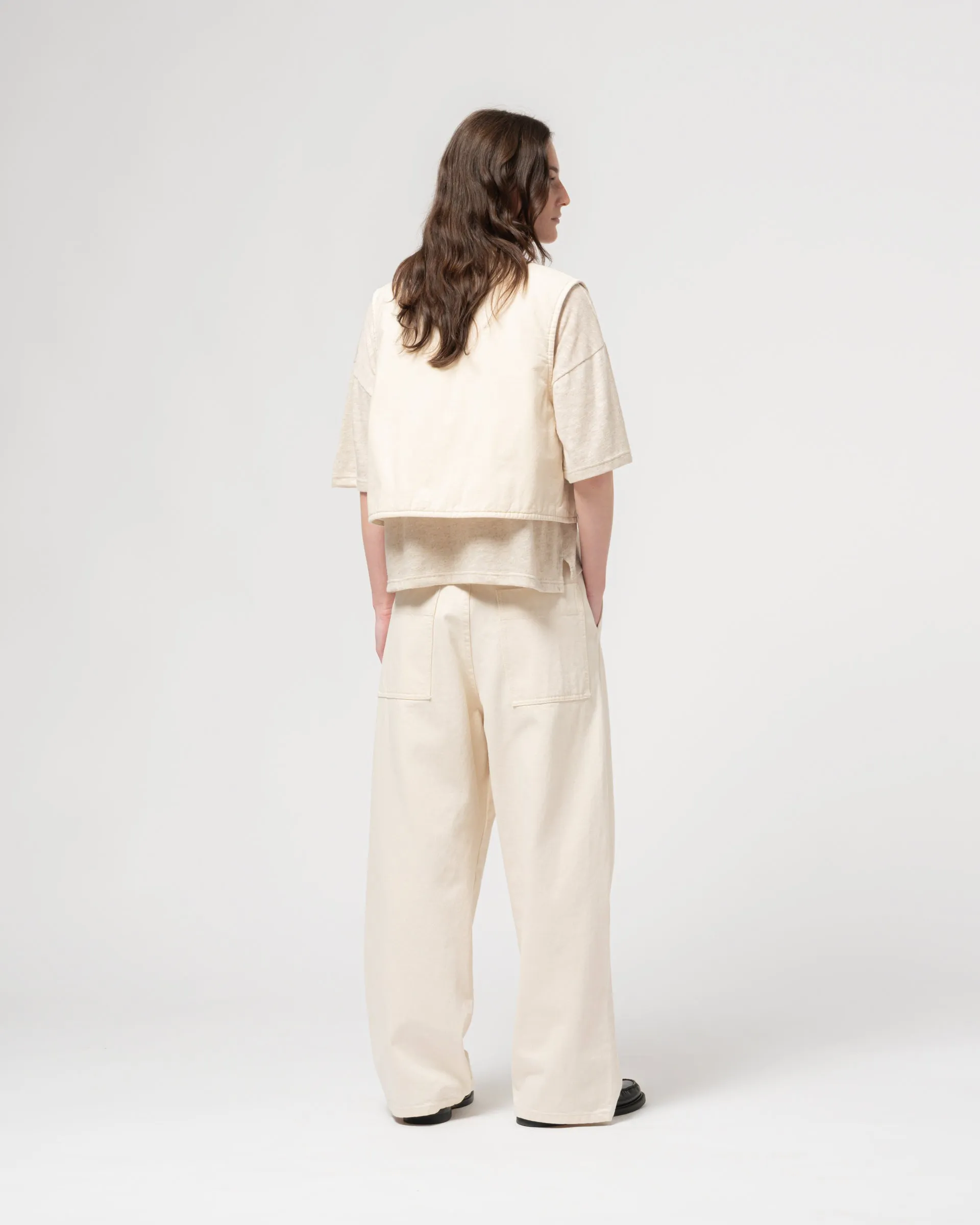 G.o.D Cork Vest Padded Cotton Ecru sold by Eat Dust product image thumbnail 5