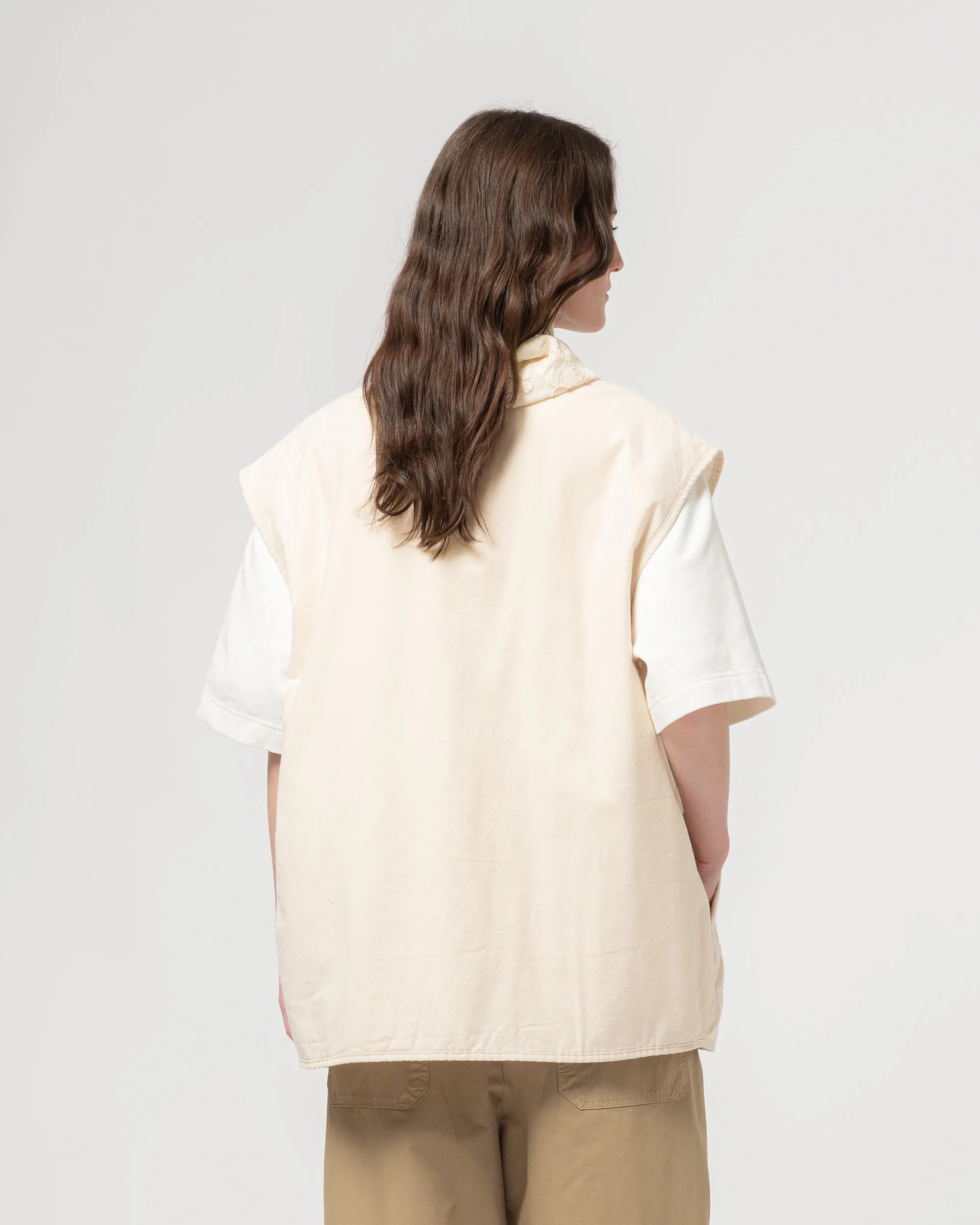 G.o.D Ridge Vest Padded Cotton Ecru sold by Eat Dust product image thumbnail 5