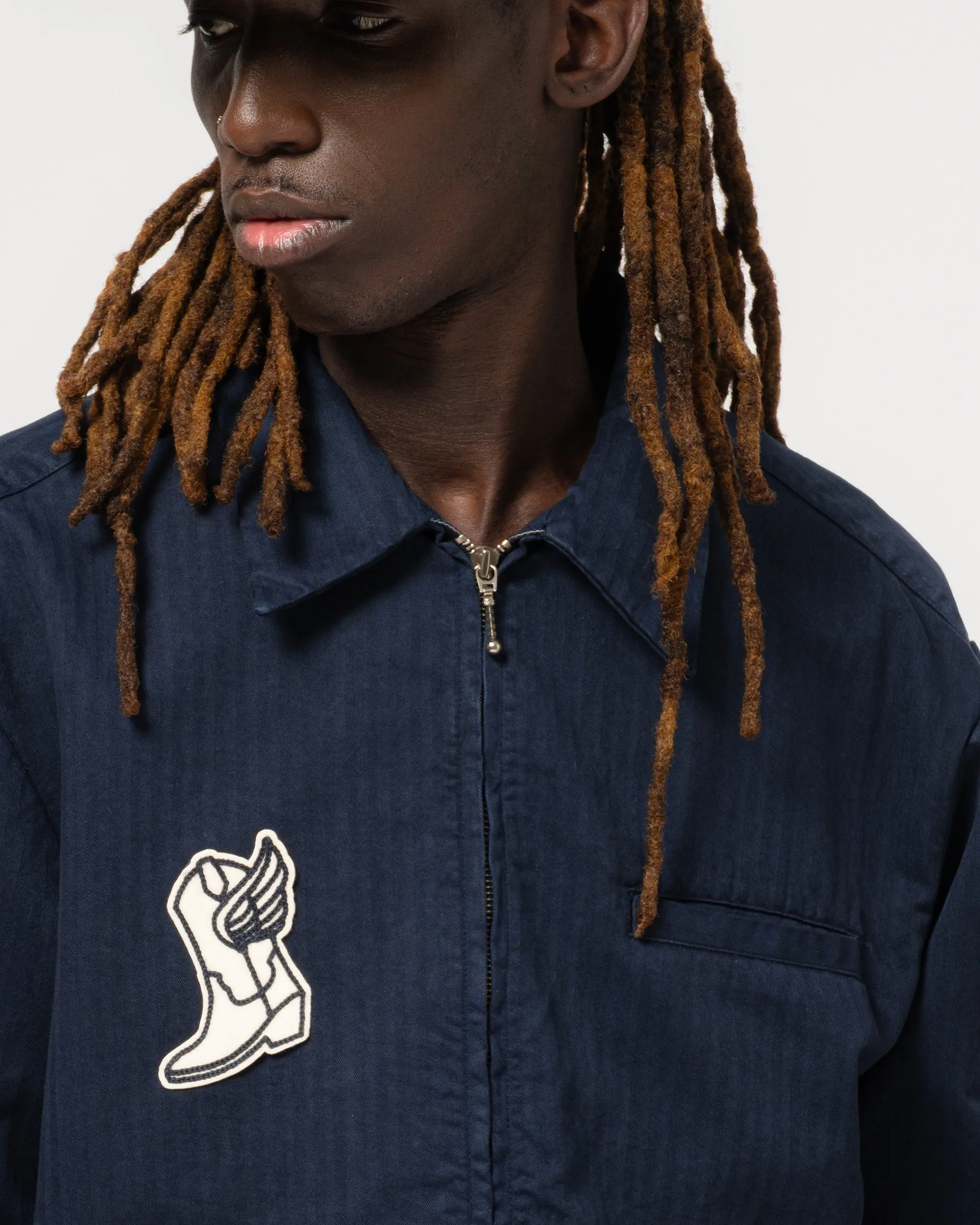 Union Jacket Chevron Inda Blue sold by Eat Dust product image thumbnail 4