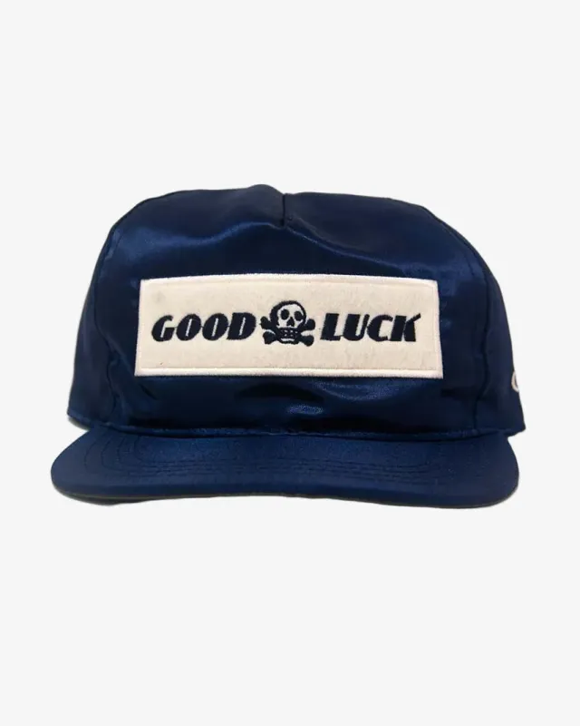 T.A.C Good Luck Satin Snapback Nay made by Eat Dust