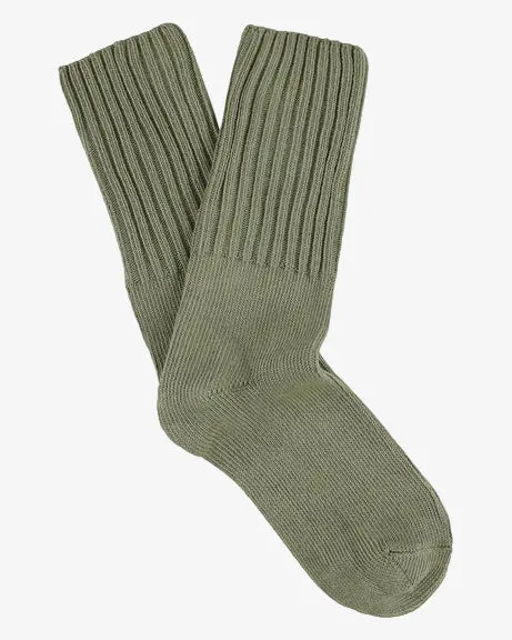 Escuyer Women's Crew Socks Light Khaki sold by Eat Dust