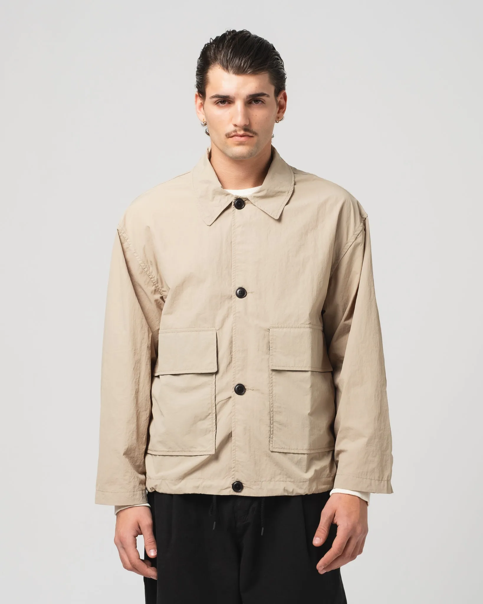Cove Jacket Fuji Nylon Oyster sold by Eat Dust product image thumbnail 3