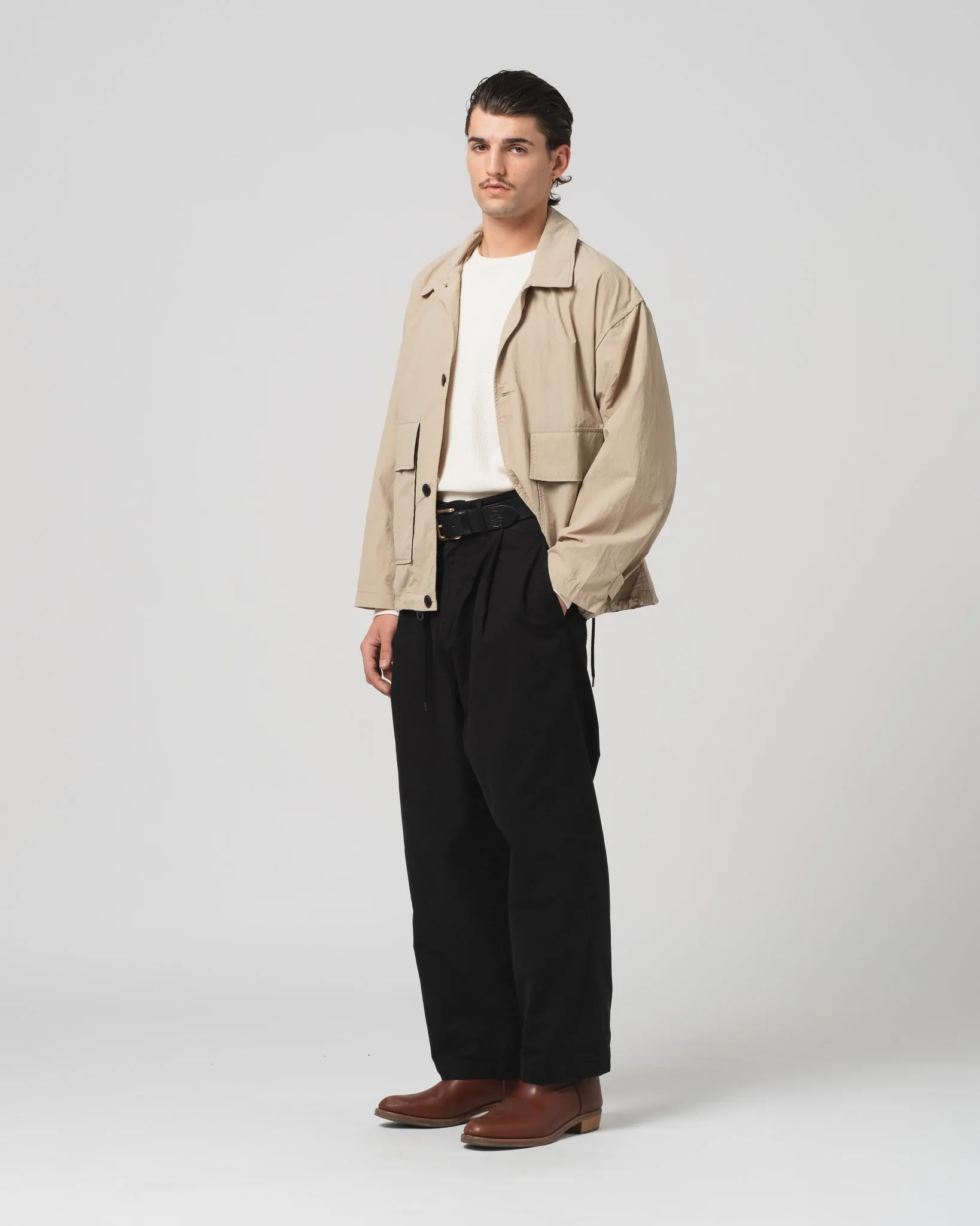 Cove Jacket Fuji Nylon Oyster sold by Eat Dust product image thumbnail 5