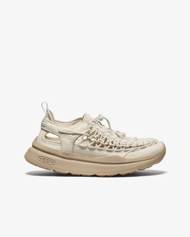 KEEN Women's Uneek WK Sneaker Birch/Plaza Taupe made by Keen