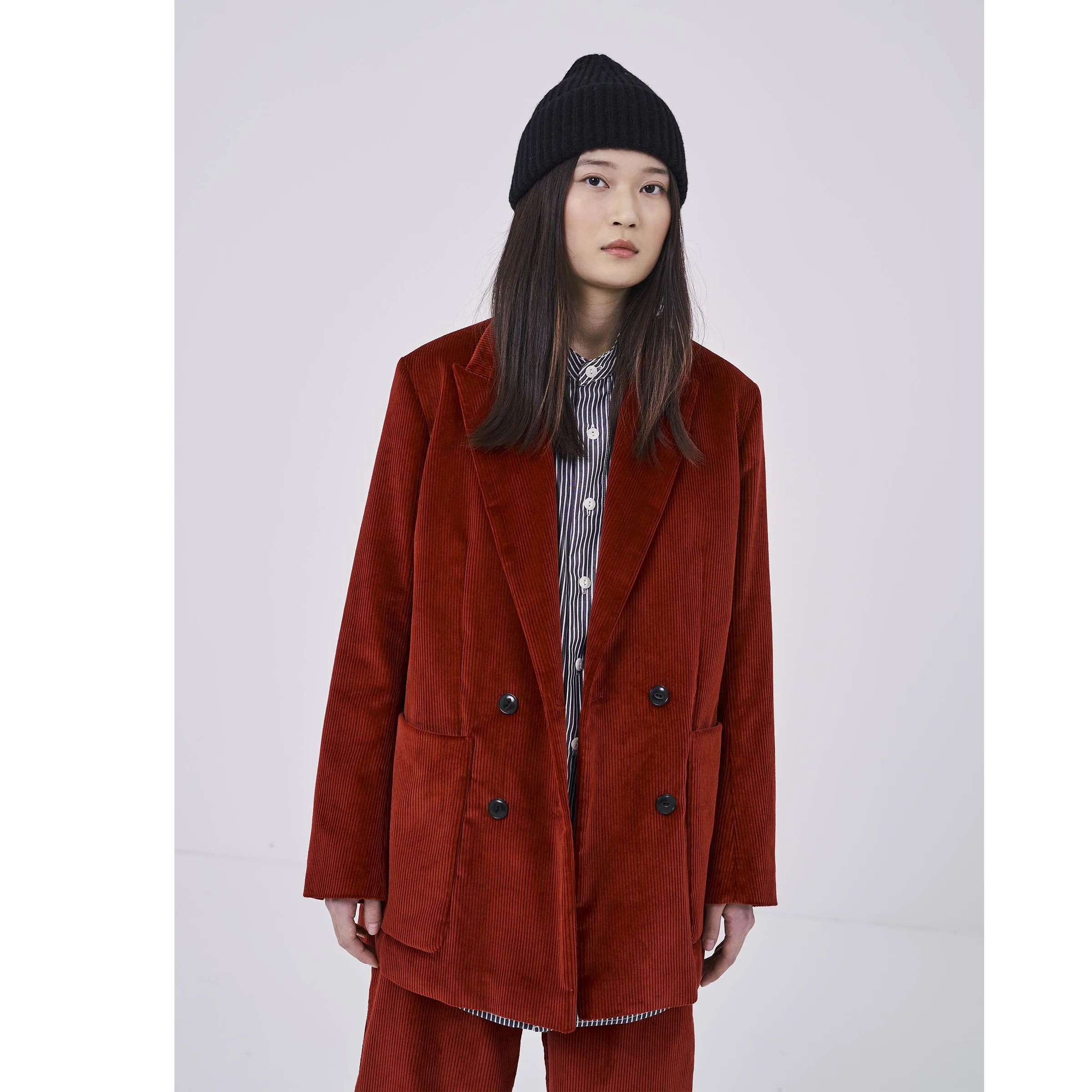 G.o.D Blazer 8 wale heavy cords Rich Berry sold by Eat Dust product image thumbnail 2