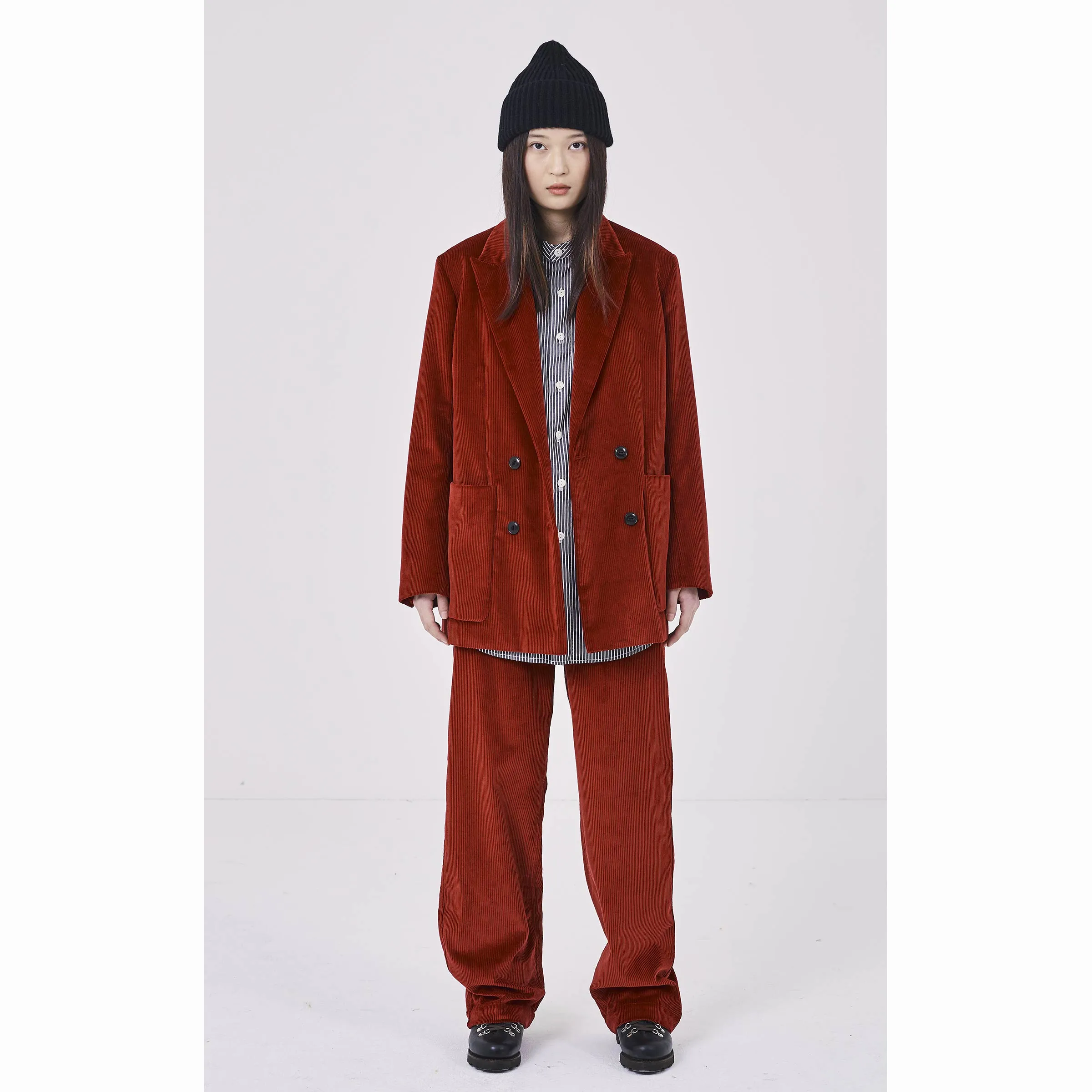 G.o.D Blazer 8 wale heavy cords Rich Berry sold by Eat Dust product image thumbnail 4