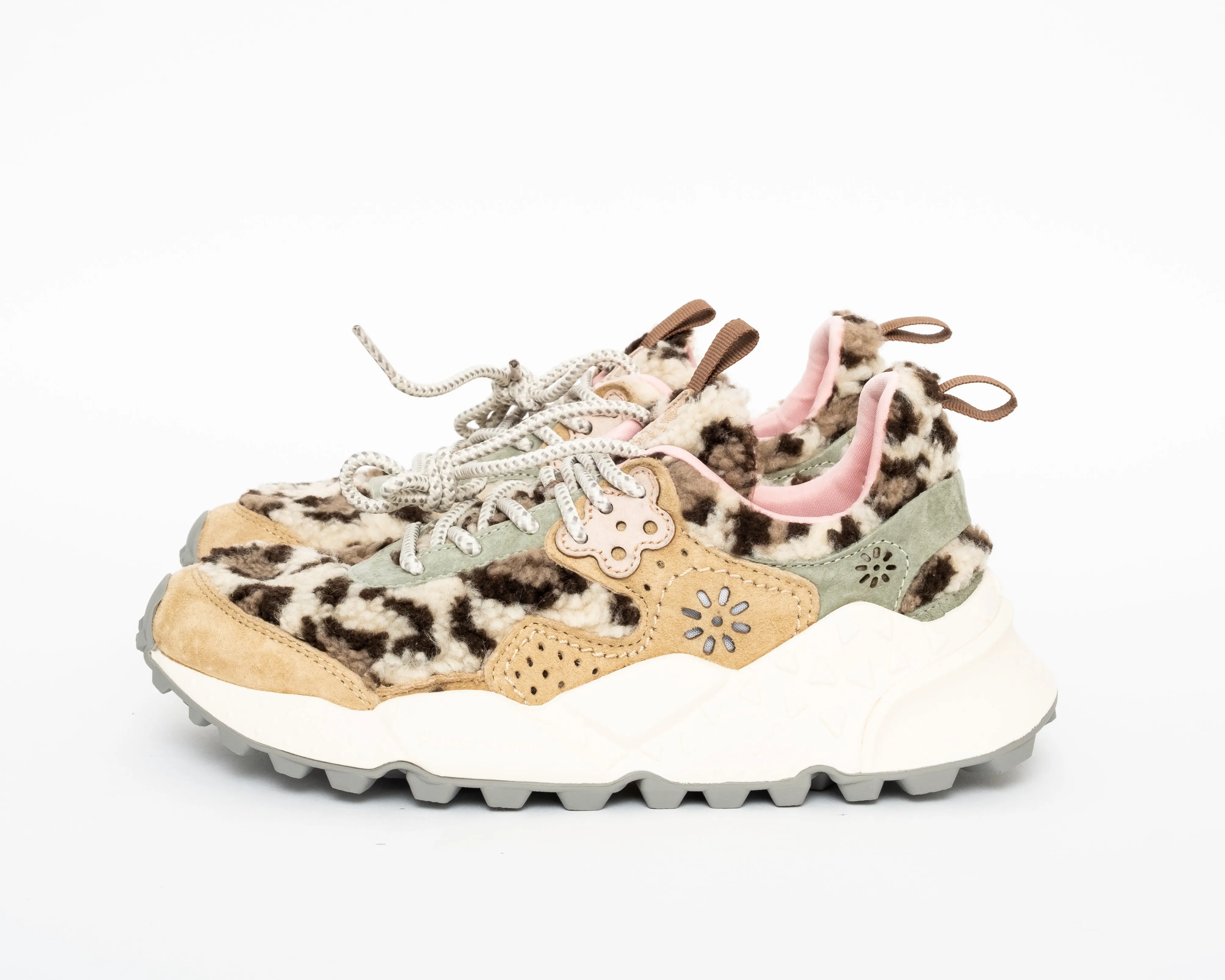 Flower Mountain Kotetsu - Suede/Teddy / Beige Army Brown (Woman) sold by Eat Dust product image thumbnail 2