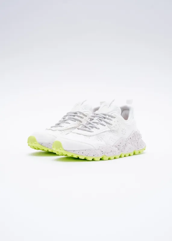 Flower Mountain Kotetsu - Eco Suede Eco Nylon / White Fluo (Unisex) made by Flower Mountain