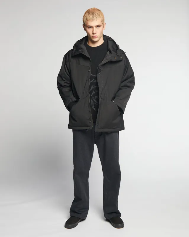 Thunder Jacket Techno Nylon Black made by Eat Dust