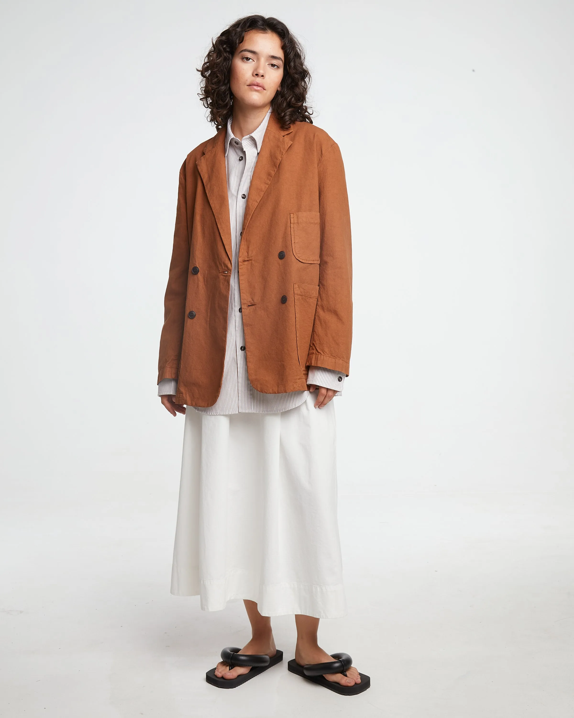 G.o.D Meadow Skirt Light Cotton Drill Milk sold by Eat Dust product image thumbnail 3