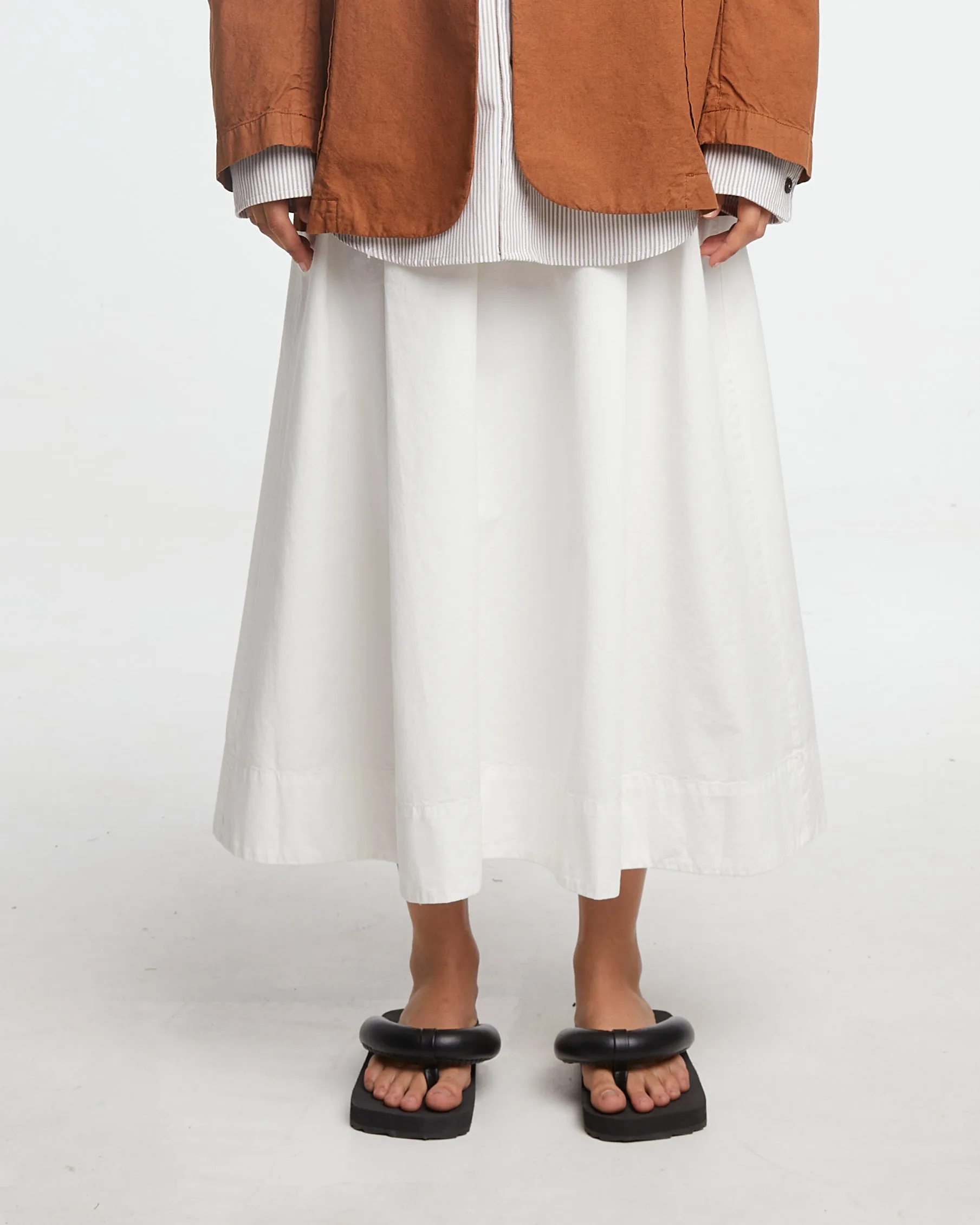 G.o.D Meadow Skirt Light Cotton Drill Milk sold by Eat Dust product image thumbnail 2
