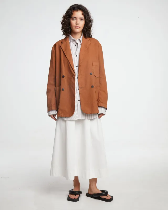 G.o.D Meadow Skirt Light Cotton Drill Milk made by Eat Dust