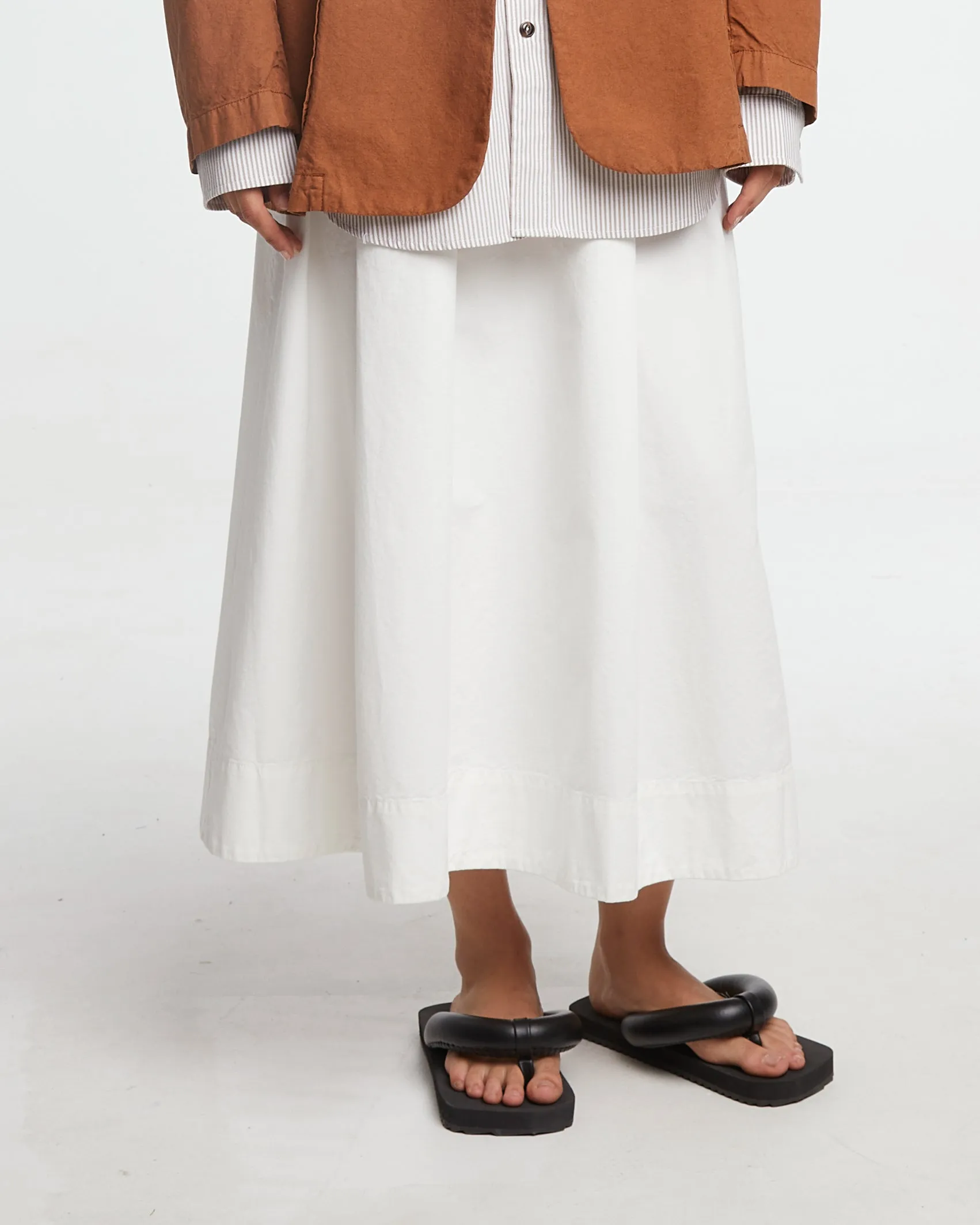 G.o.D Meadow Skirt Light Cotton Drill Milk sold by Eat Dust product image thumbnail 4