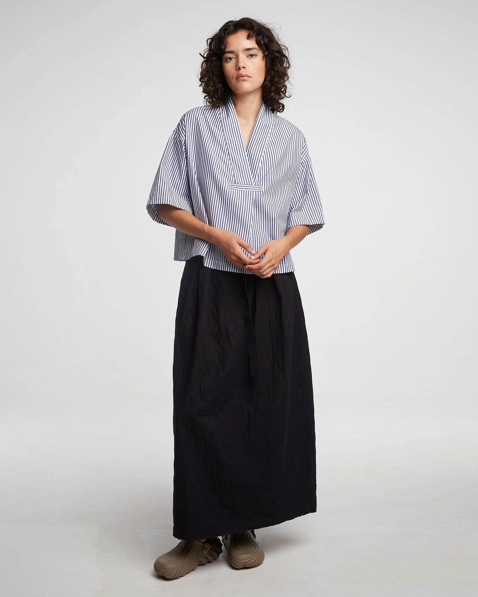 G.o.D Tulip Skirt Mighty Cotton Dark navy sold by Eat Dust product image thumbnail 2